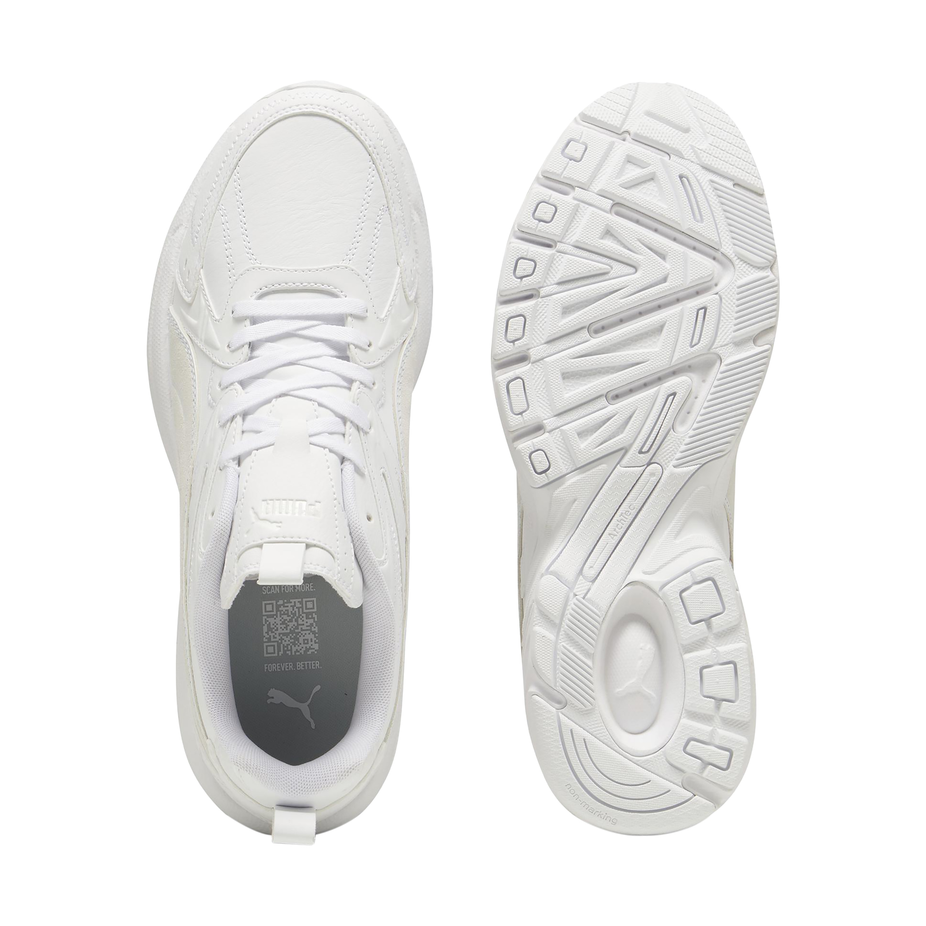 Low leather sneaker milenio tech L PUMA White