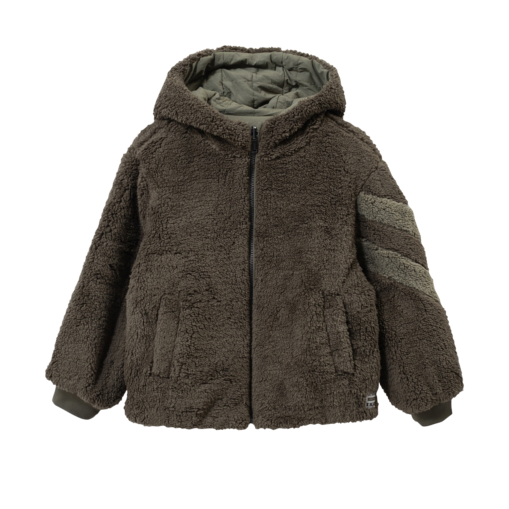 Doudoune réversible col montant IKKS JUNIOR Kaki
