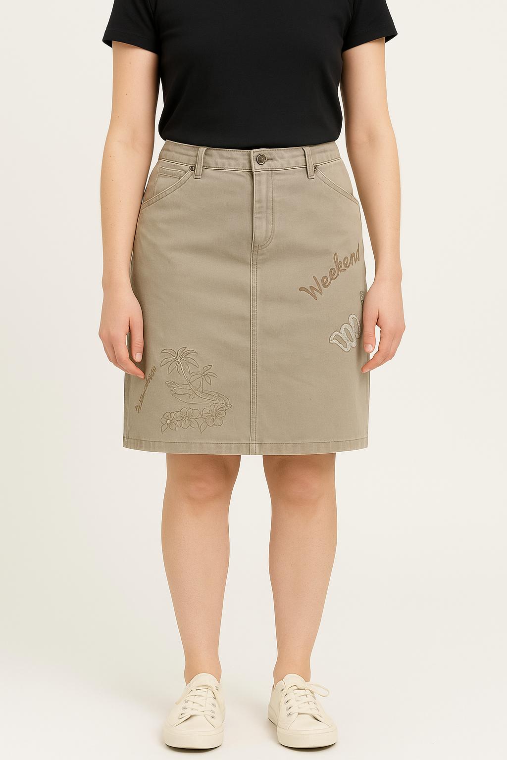 Short & midi skirt MAX MARA - Seconde Main Beige