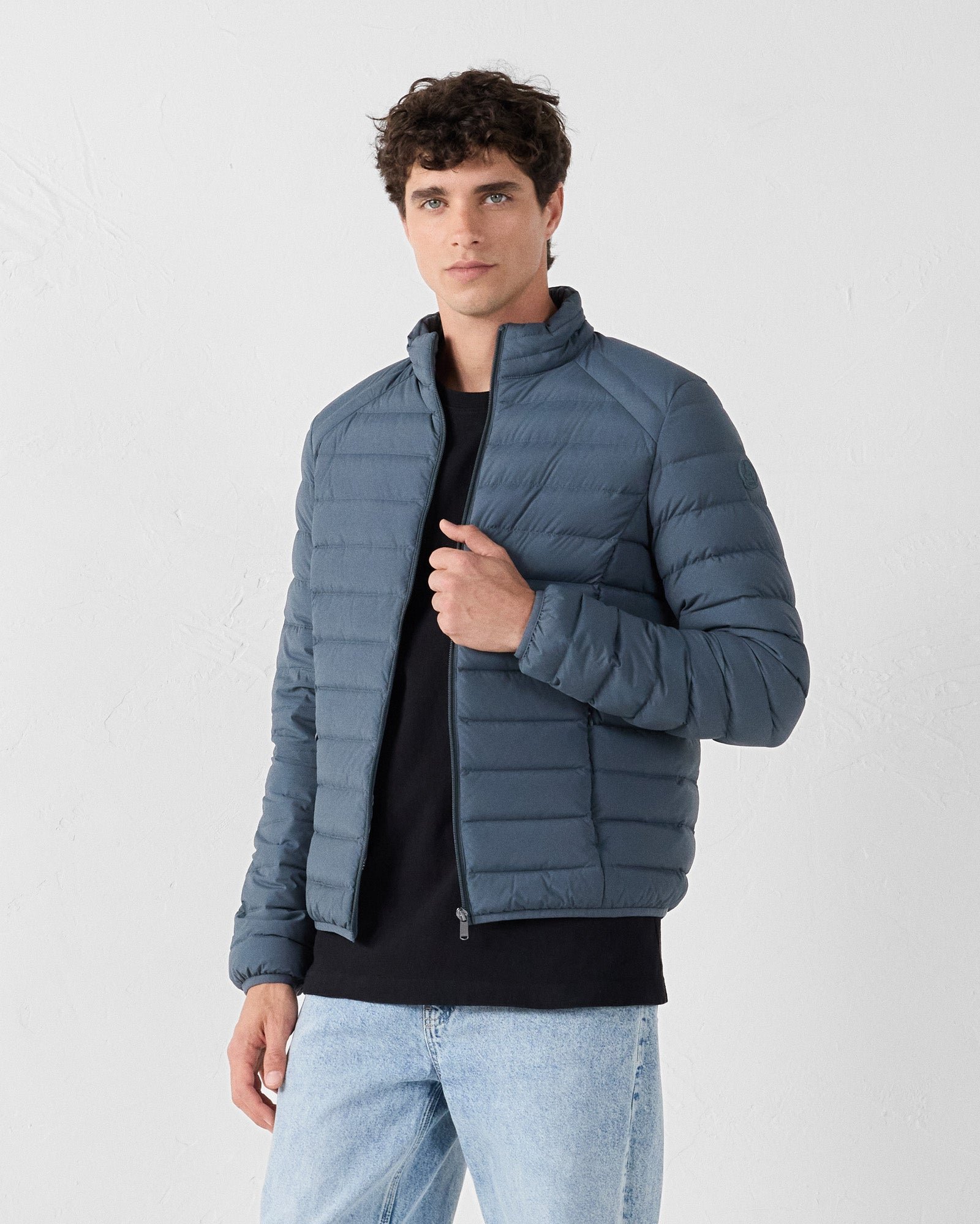 Stretch light down jacket Aragon JOTT Blue
