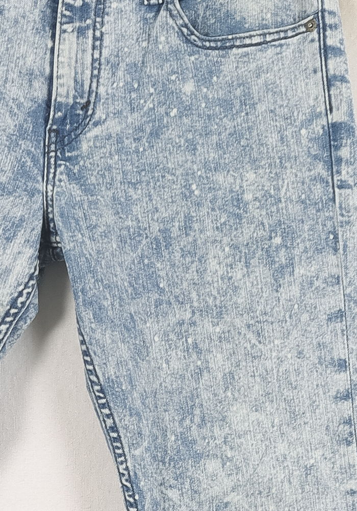 Cropped slim jeans with studs LEVI'S - Seconde main Blue