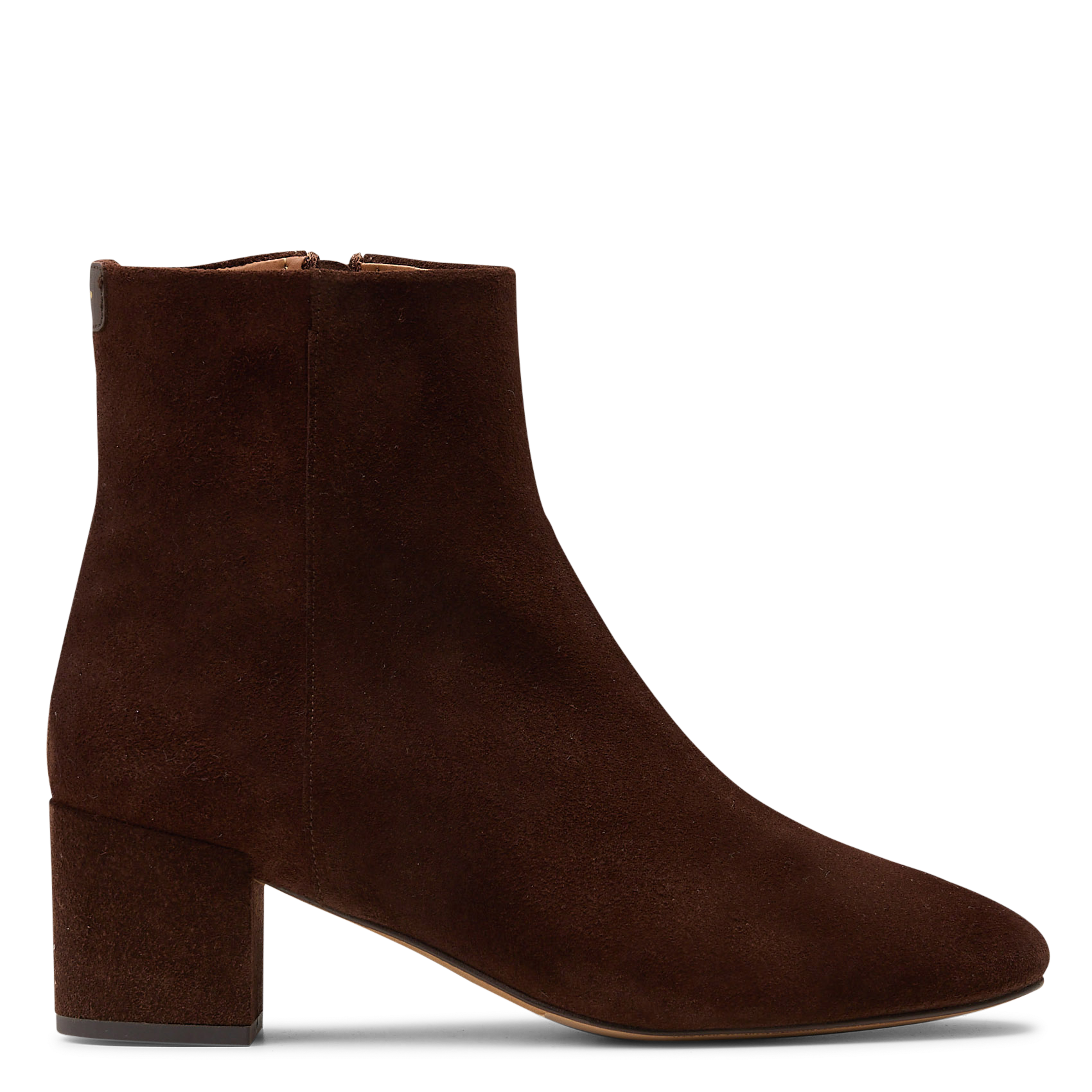 Einfarbige Wildleder-Stiefeletten ANTHOLOGY PARIS Braun