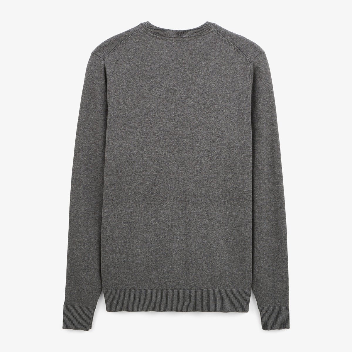 Sweater with plain round neckline SERGE BLANCO Grey