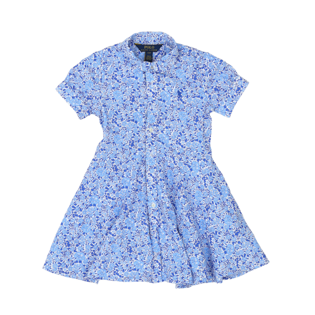 Blue Children's Dress - 3 years POLO RALPH LAUREN - Seconde Main Blue