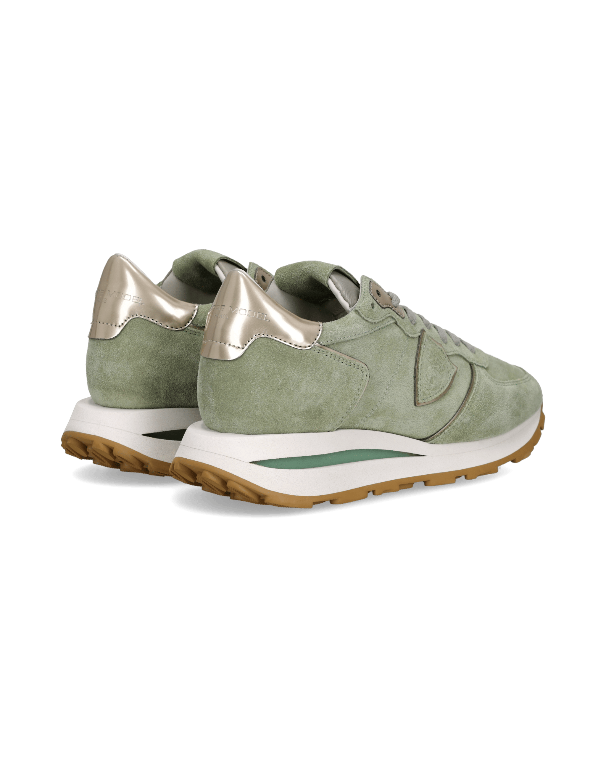 High-top running sneakers PHILIPPE MODEL Green