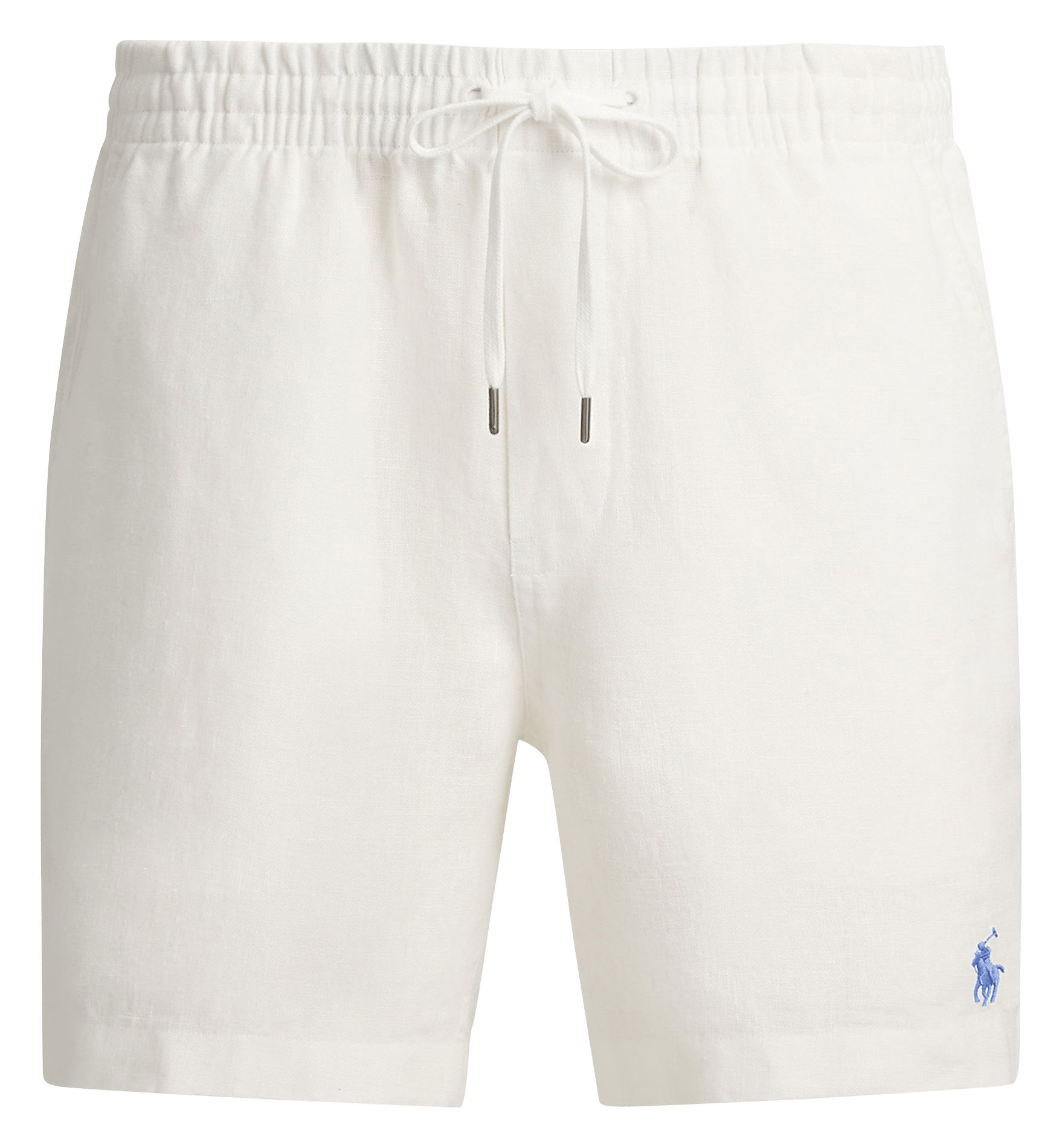 Short recto de lino POLO RALPH LAUREN Blanco