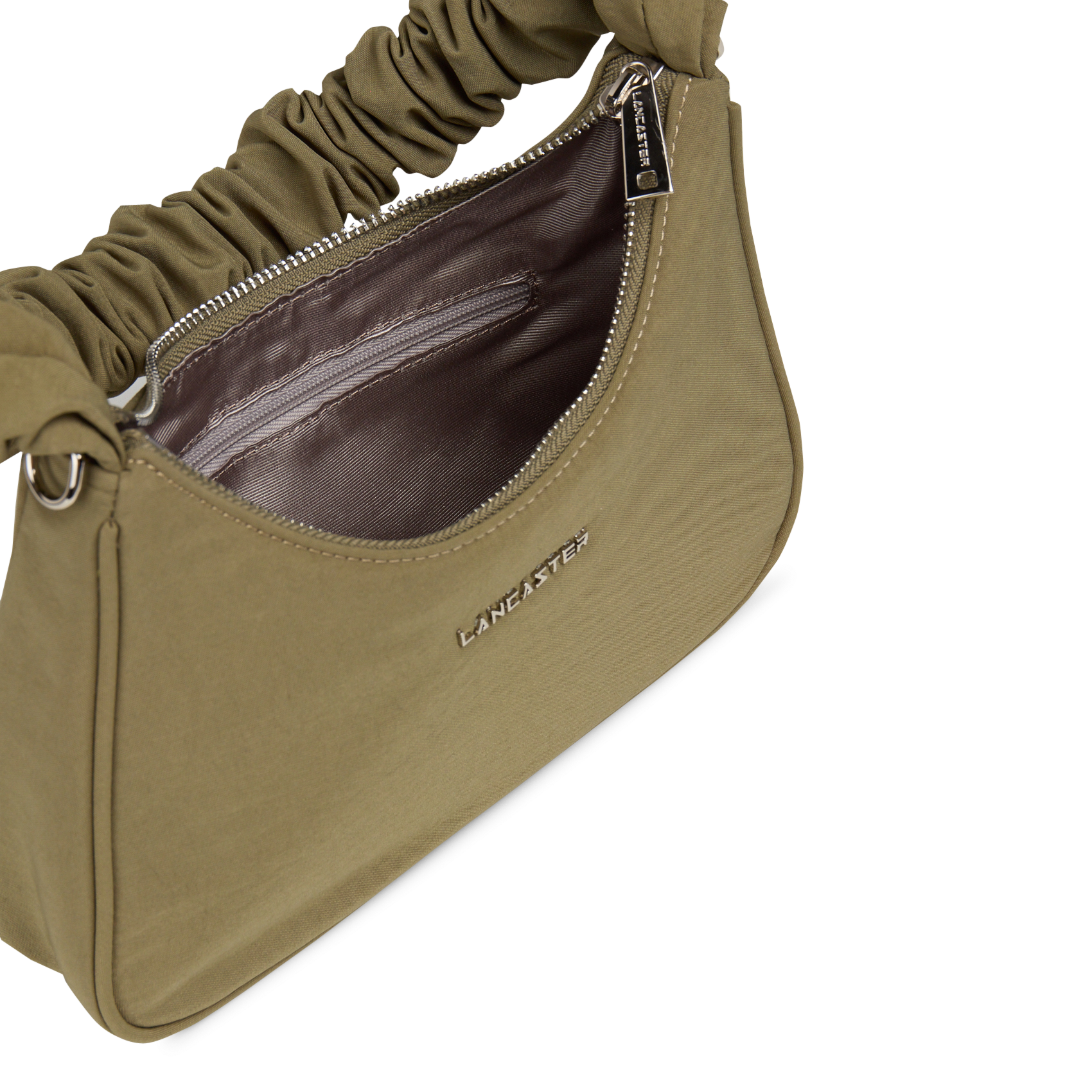 Baguette shoulder bag LANCASTER PARIS Green