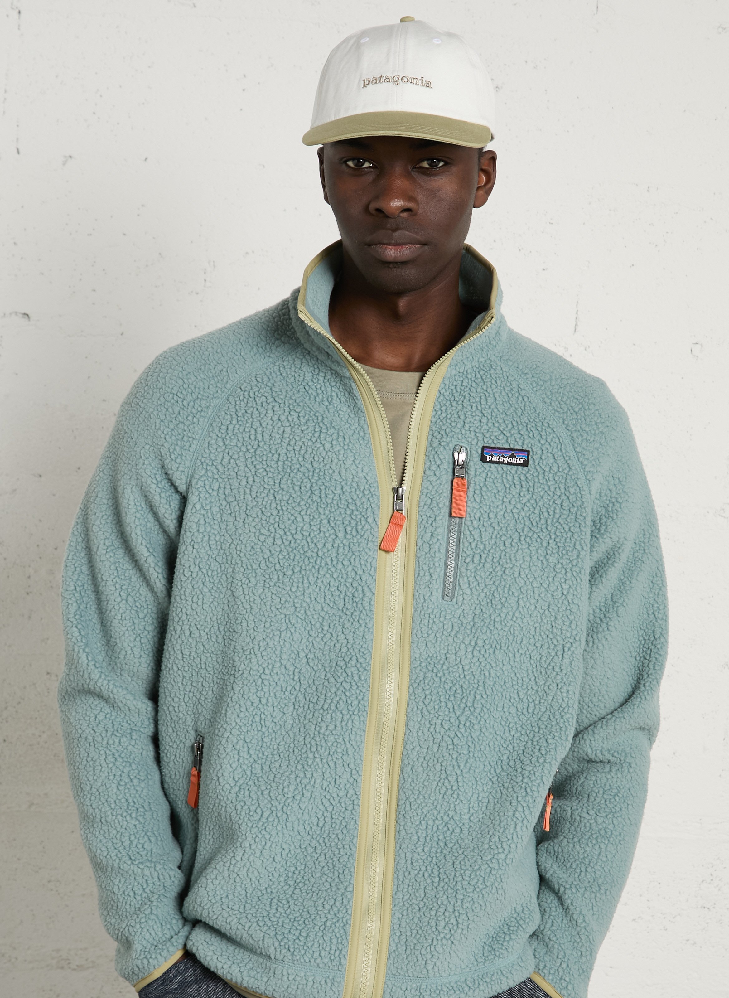 Strukturierte Fleecejacke mit Stehkragen PATAGONIA Blau