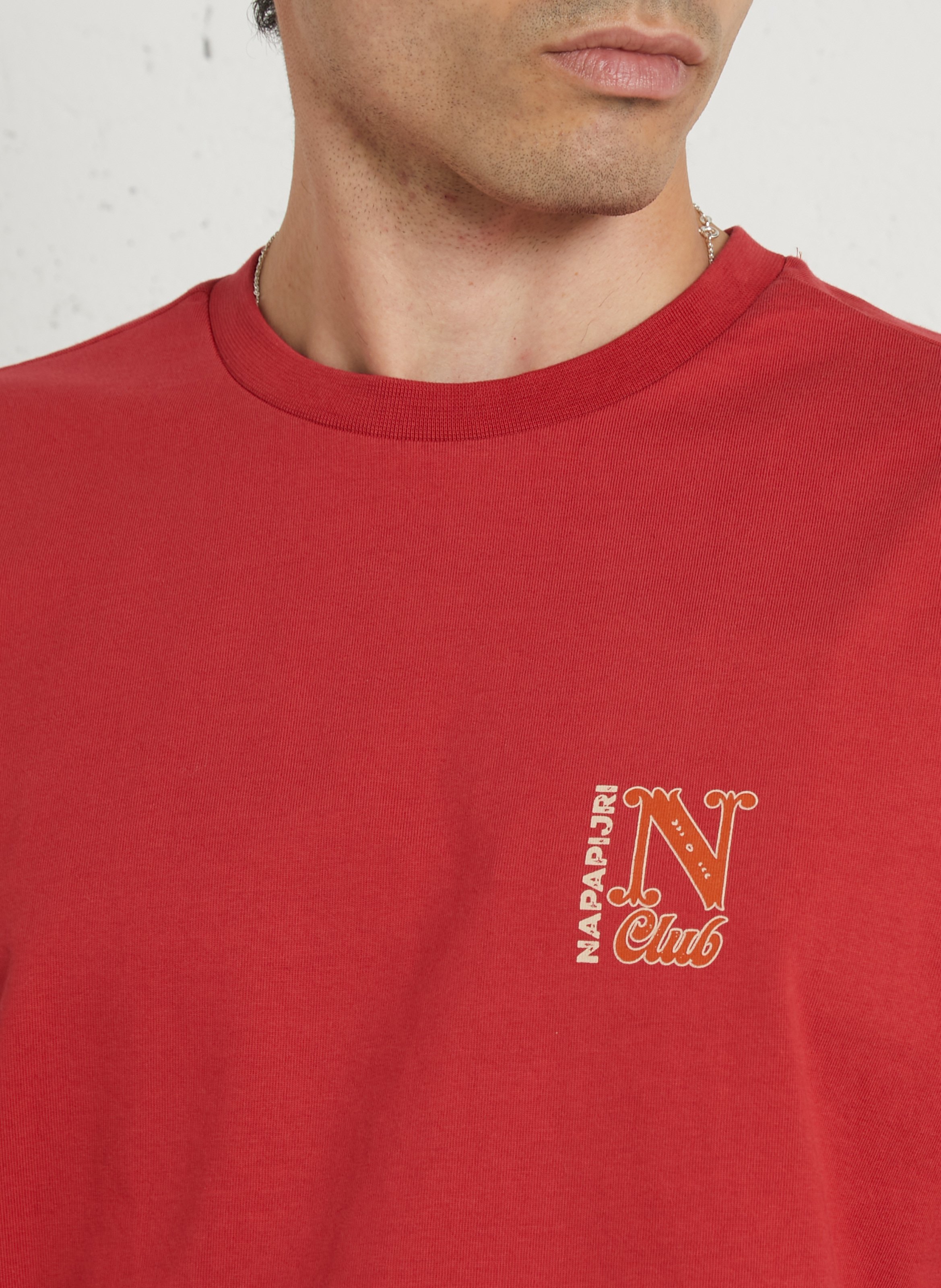 Camiliday round-neck sleeveless cotton top NAPAPIJRI Red