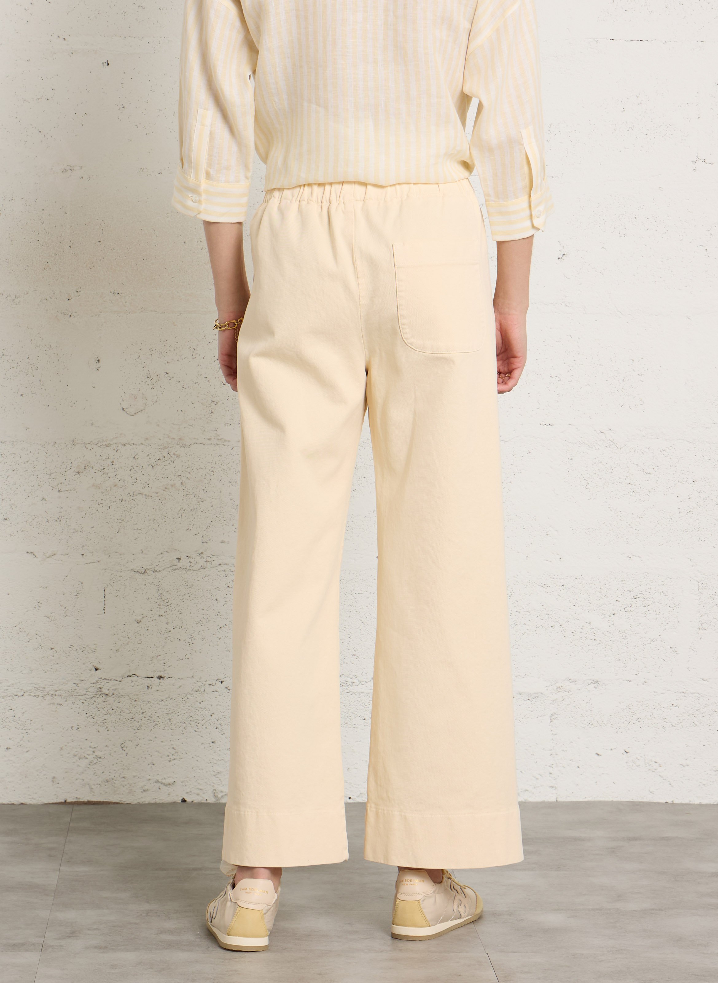 Cotton-blend chinos HOD PARIS Beige