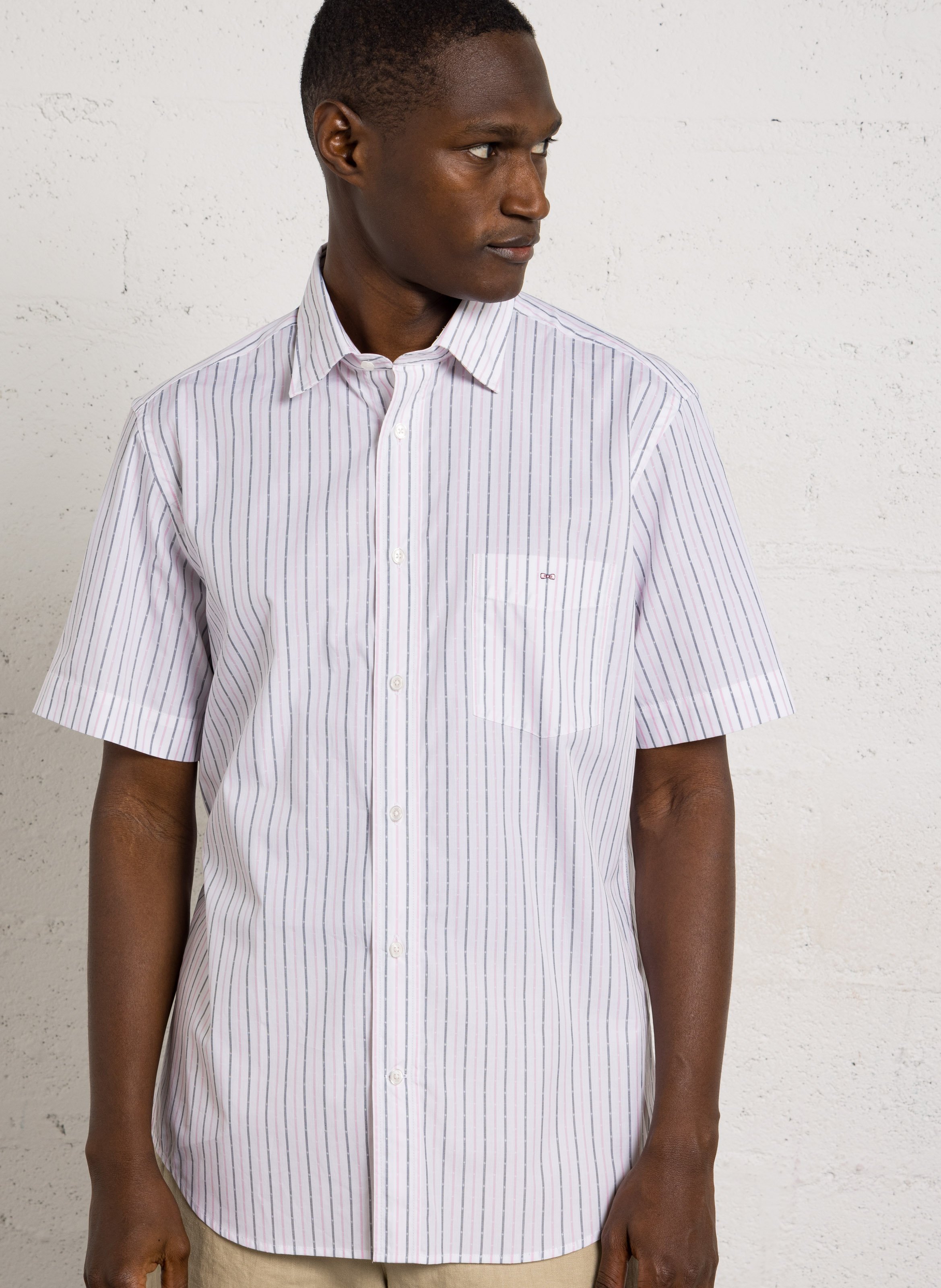 Chemise col classique  EDEN PARK Rose