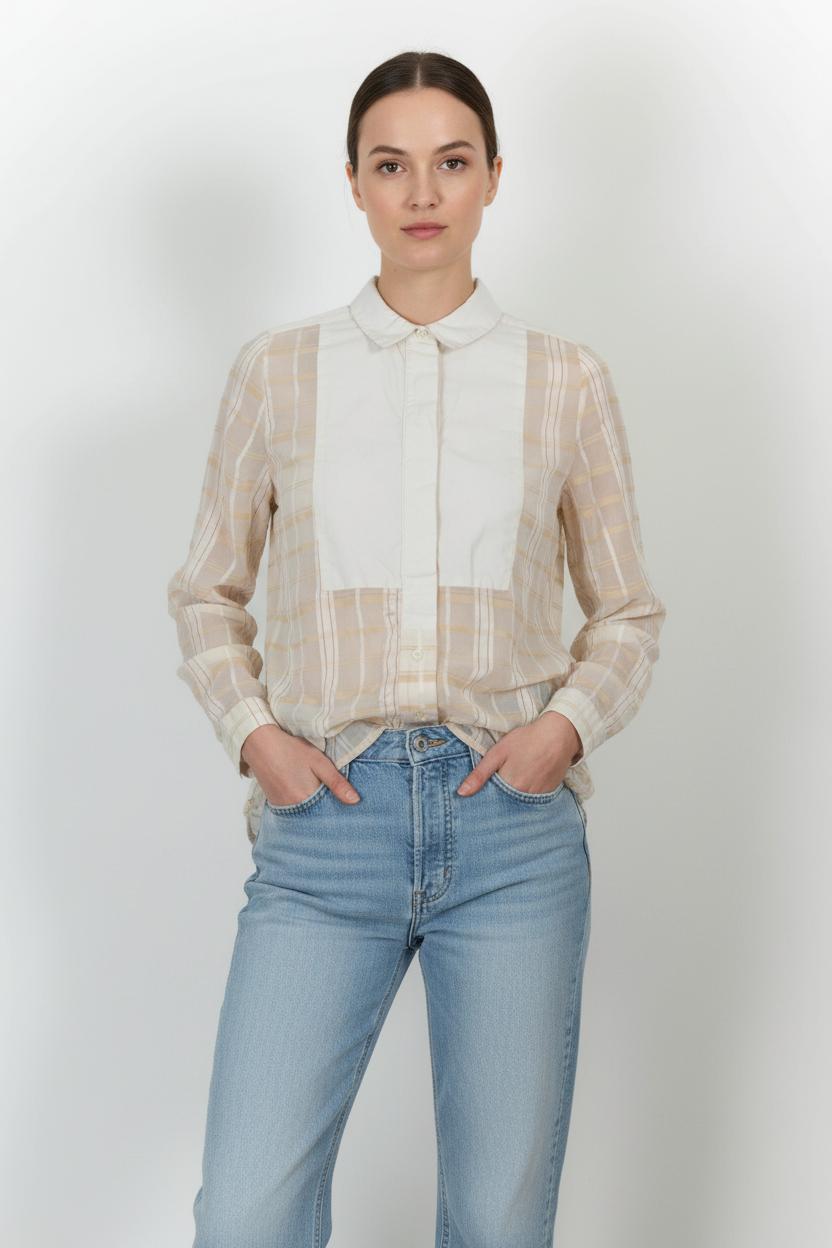Shirt CHLOE STORA - SECONDE MAIN Beige