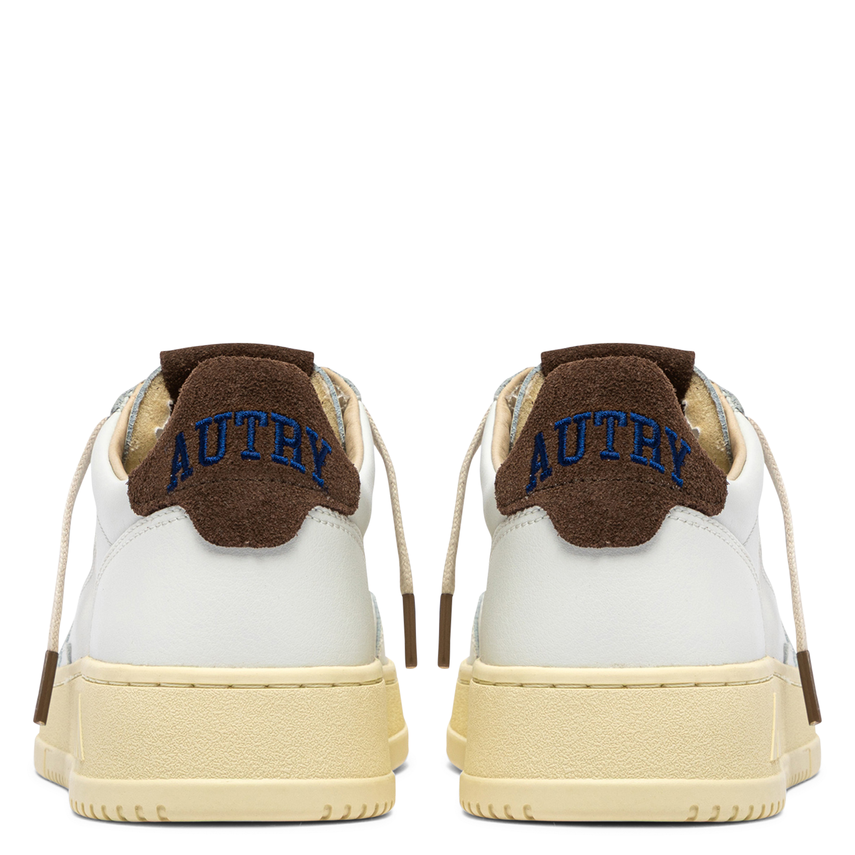 Niedrige Sneaker aus Leder-Mix | Braun AUTRY Herren