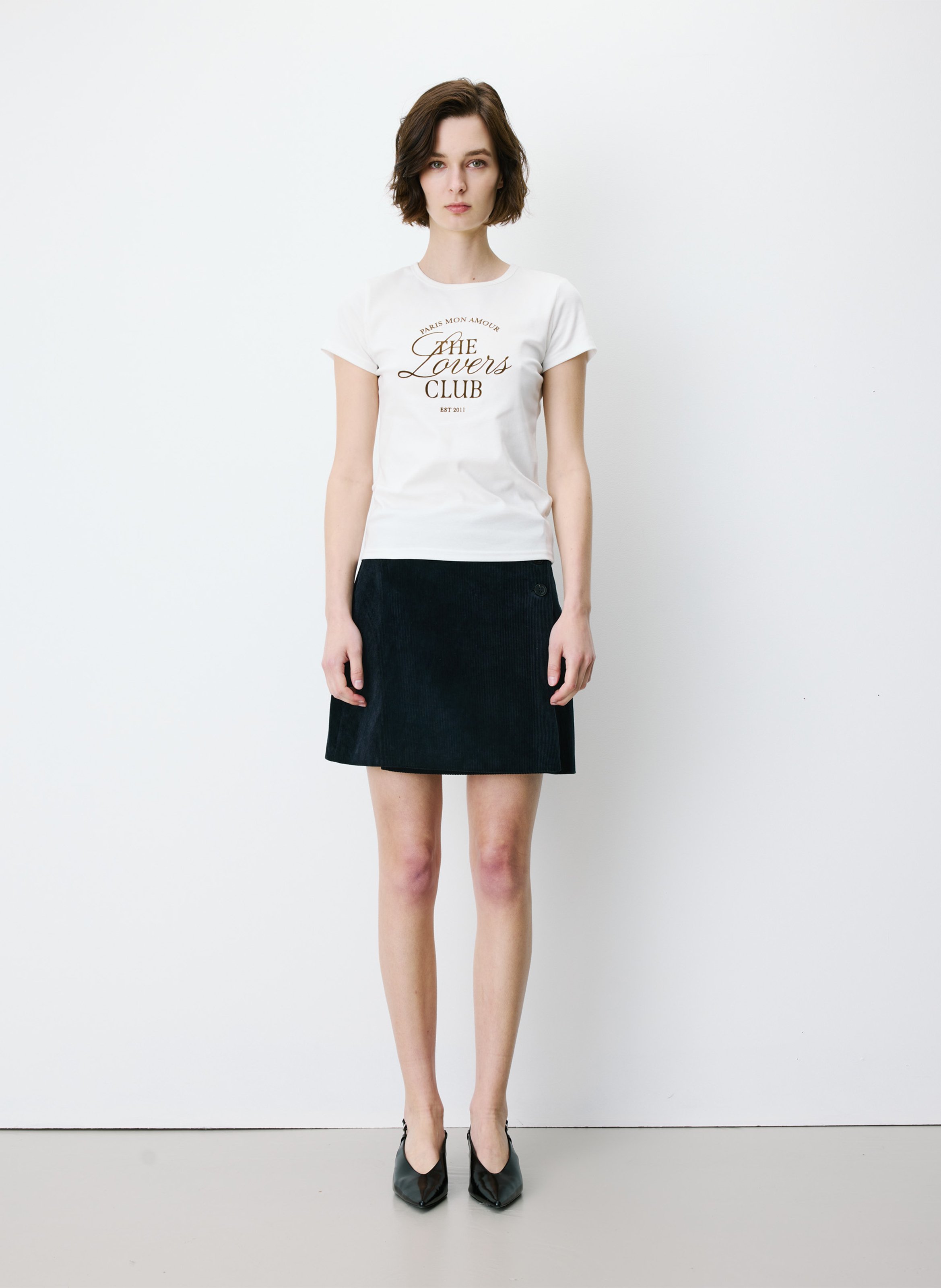 Tee-shirt col rond GRACE ET MILA Blanc