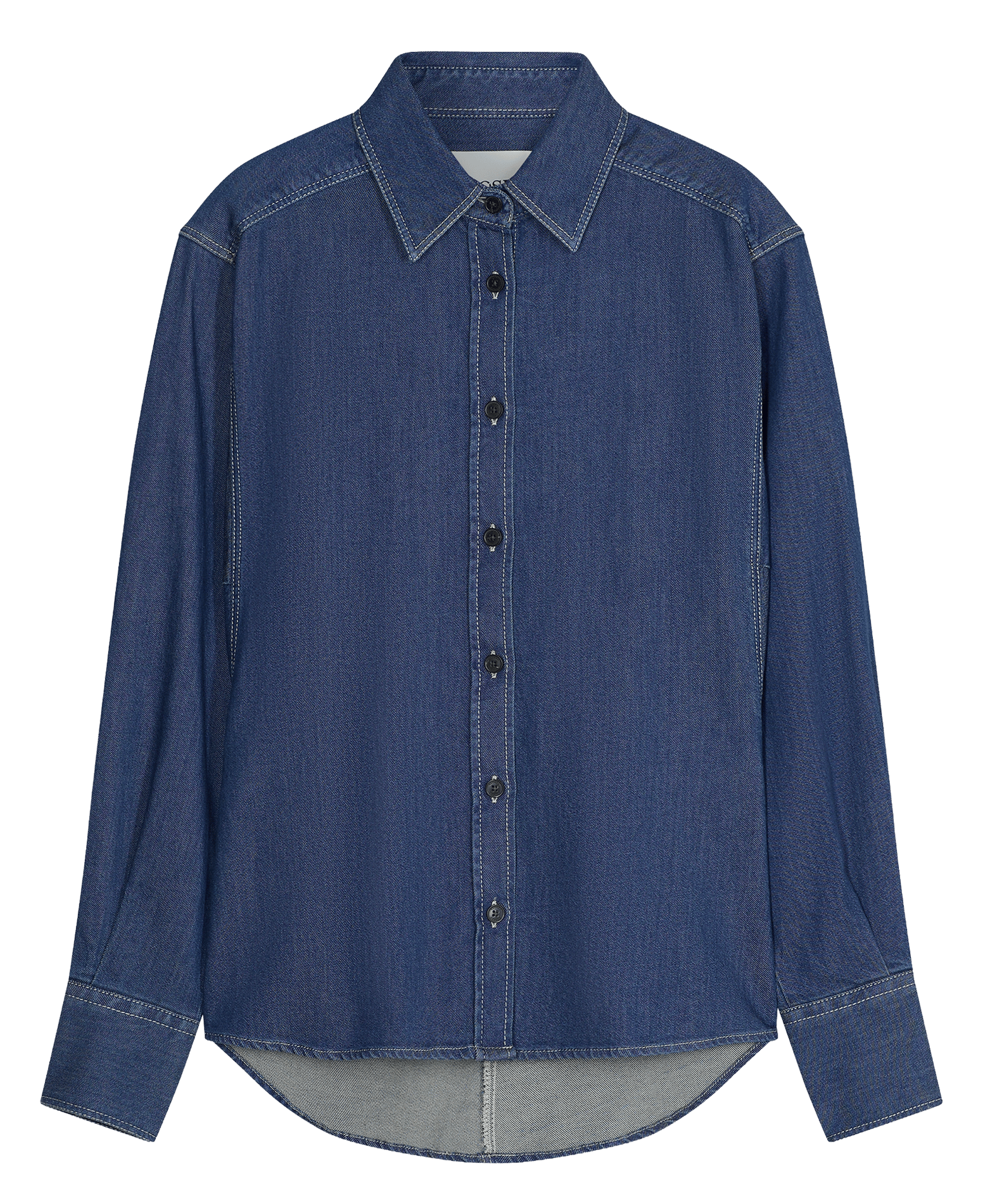 Chemise cintrée en coton  CLOSED Bleu