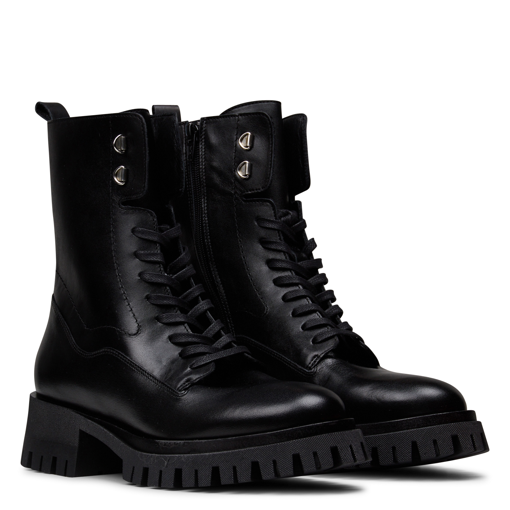 Leather ankle boots MELLOW YELLOW Black