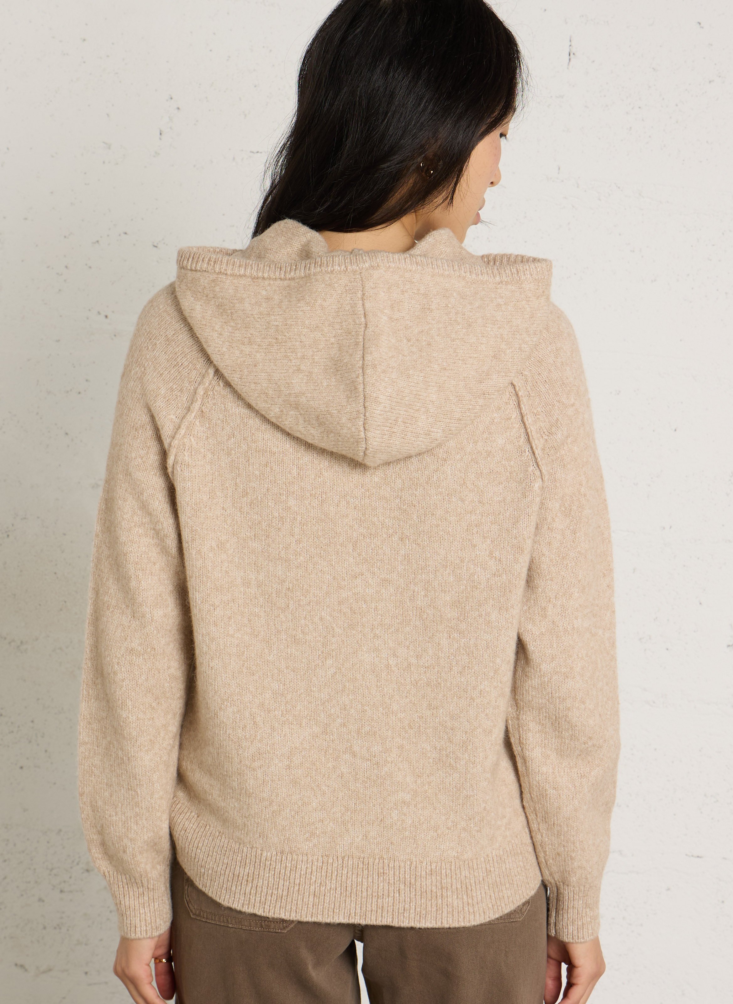 Rechte hoodie-trui SUD EXPRESS Beige