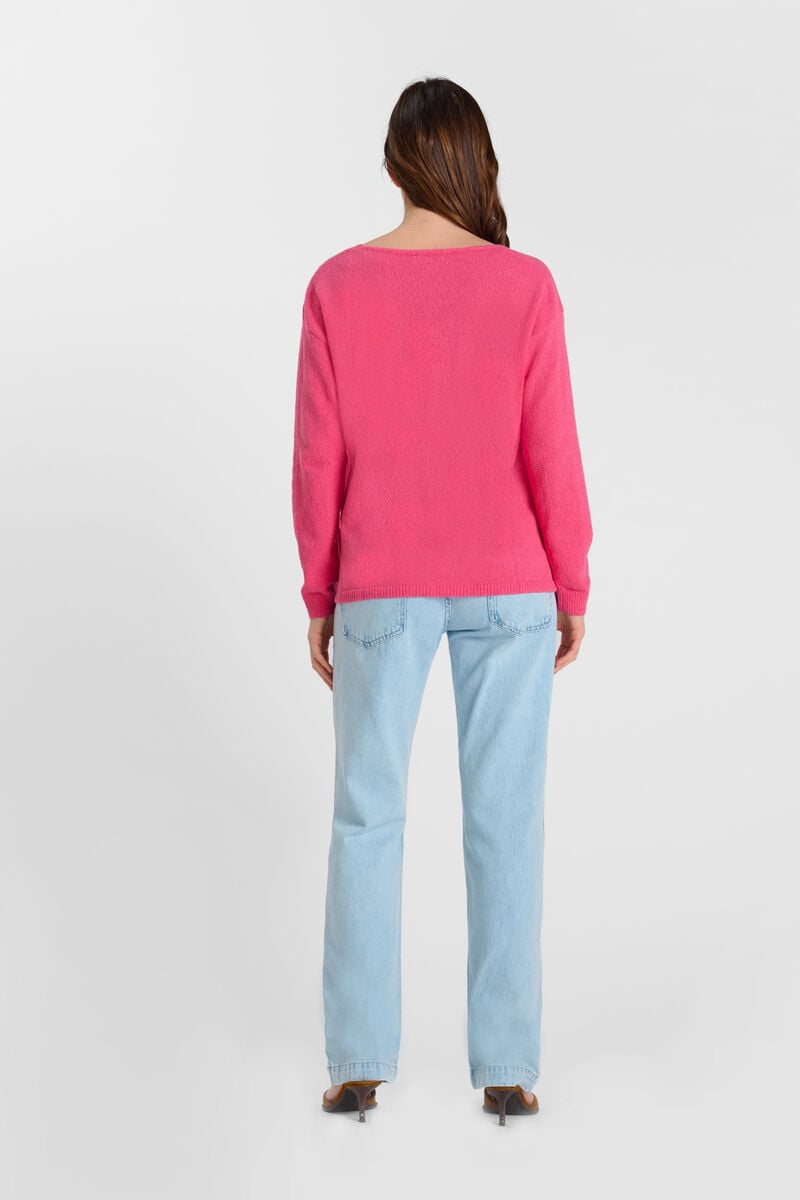 V-neck sweater LE TEMPS DES CERISES Pink