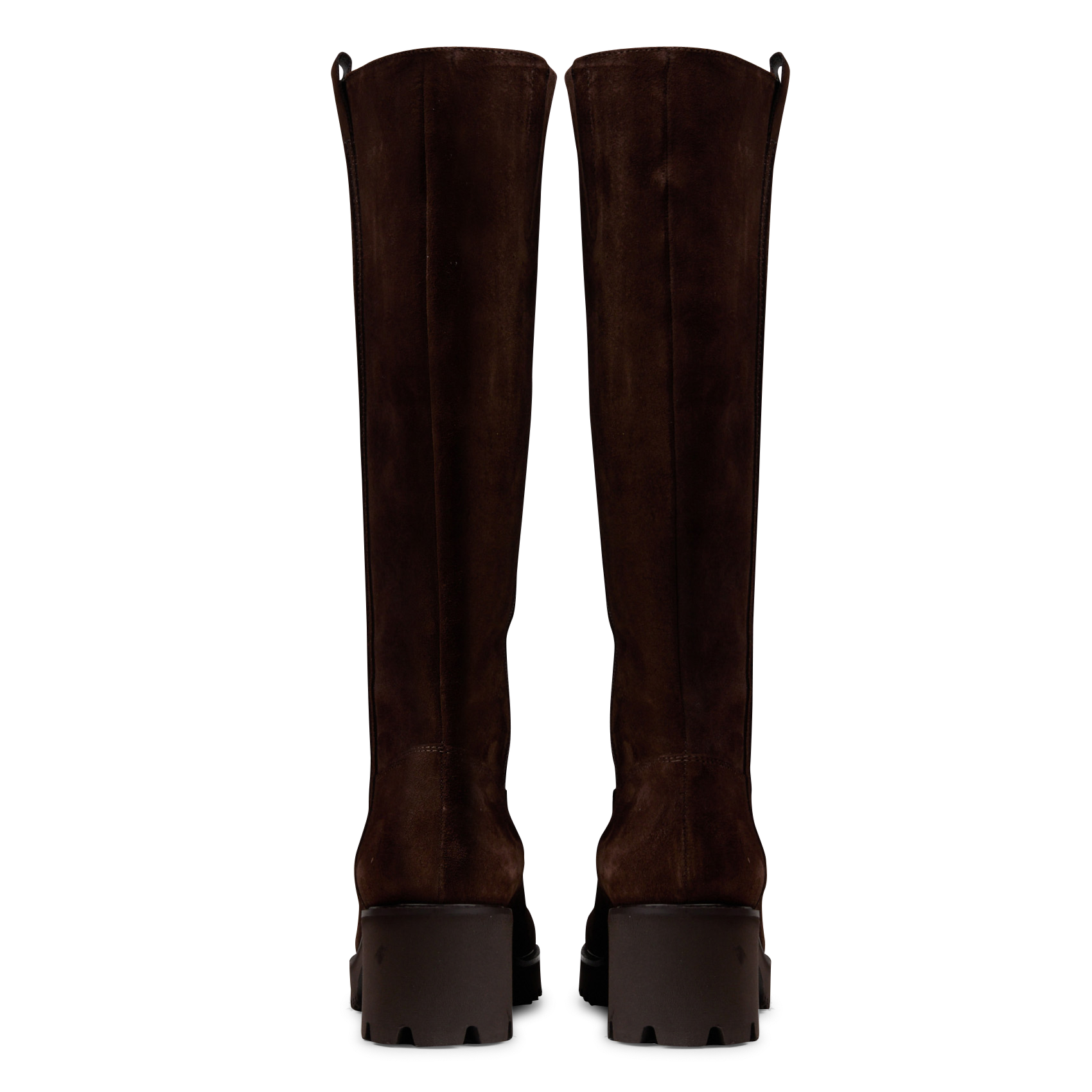 Bottes en cuir suédé MELLOW YELLOW Marron