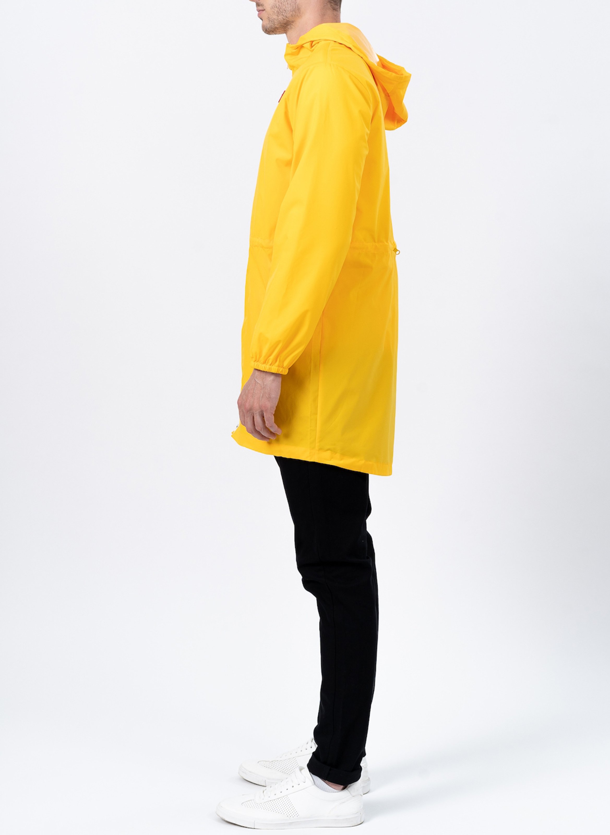 Imperméable long à capuche convertible FLOTTE Jaune