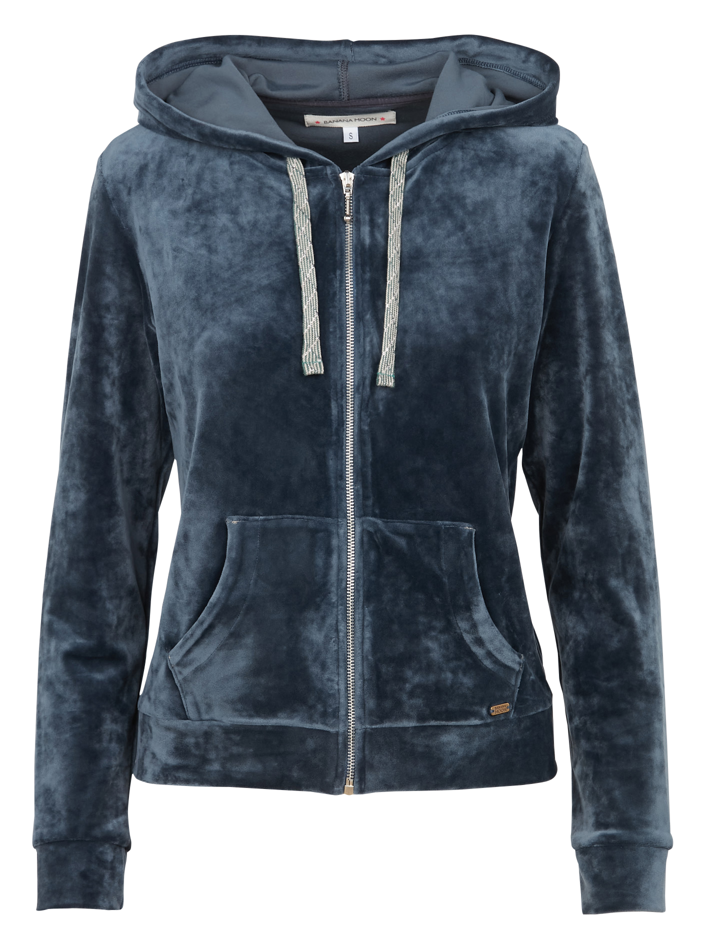 Sweat à capuche zippé BANANA MOON Bleu