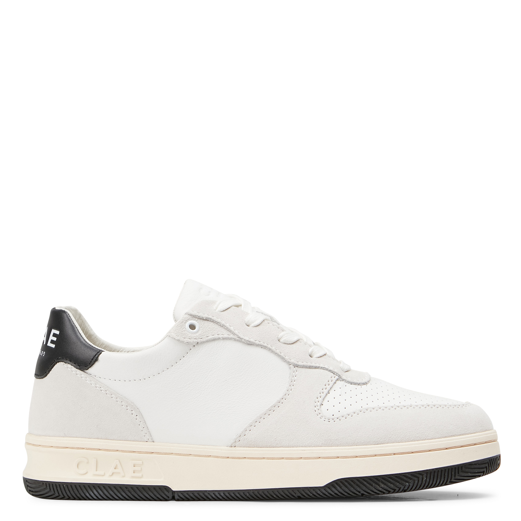Baskets basses en cuir  CLAE Blanc