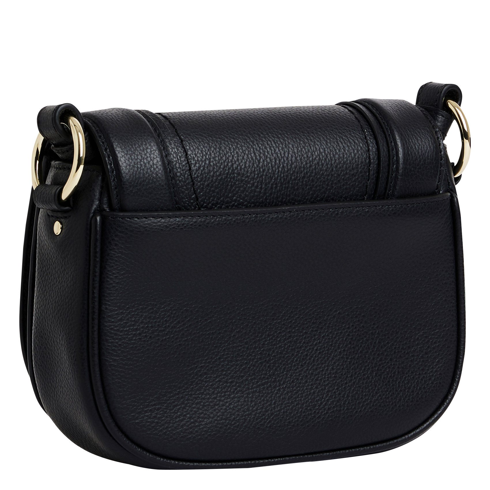 Sac bandoulière en cuir LE TANNEUR Noir