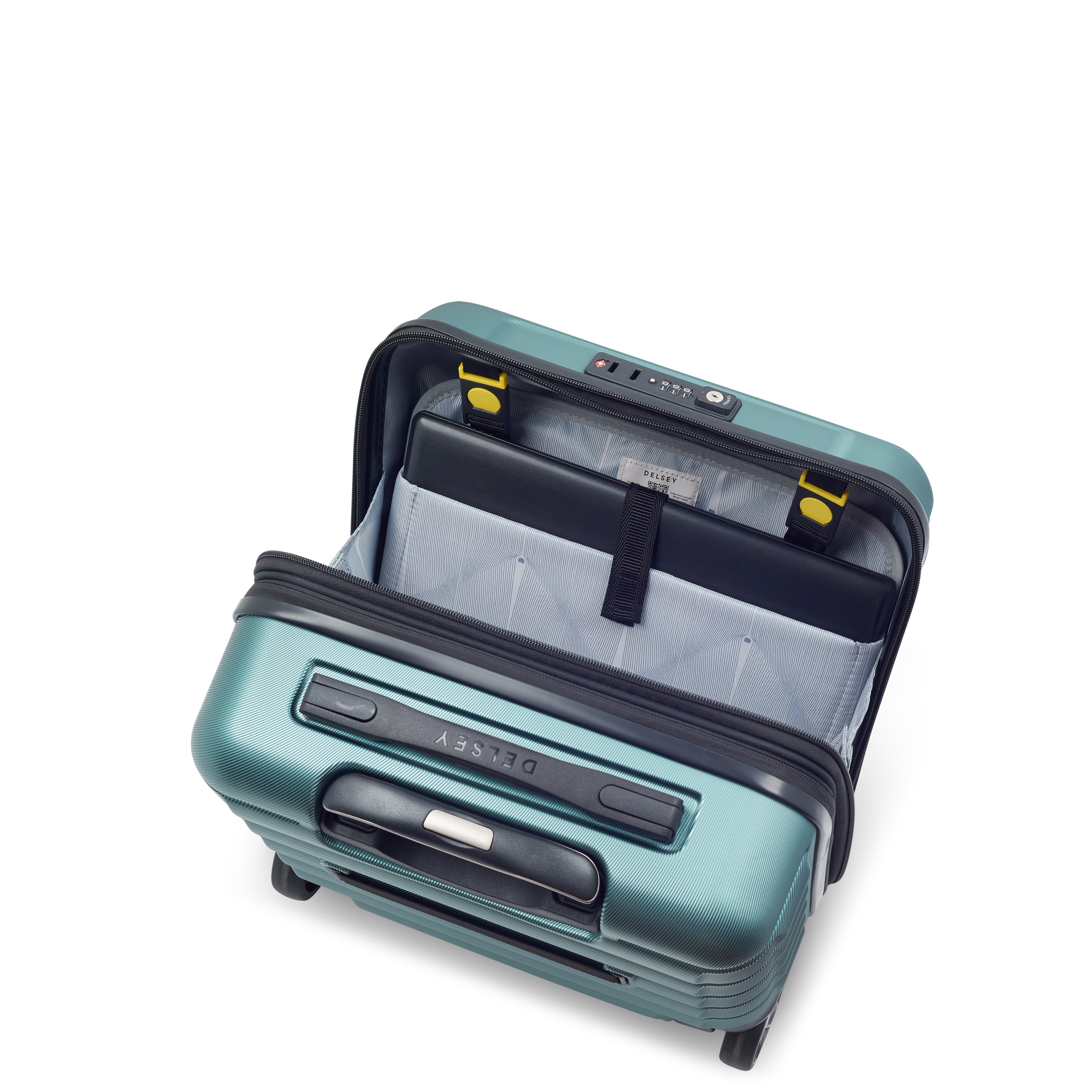 Stiff cabin boardcase DELSEY PARIS Green