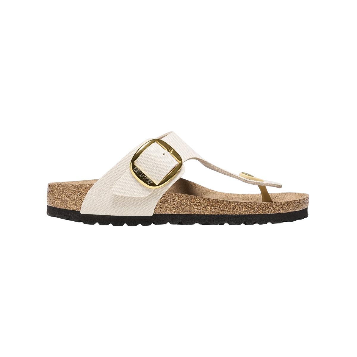 Faux leather sandals BIRKENSTOCK White