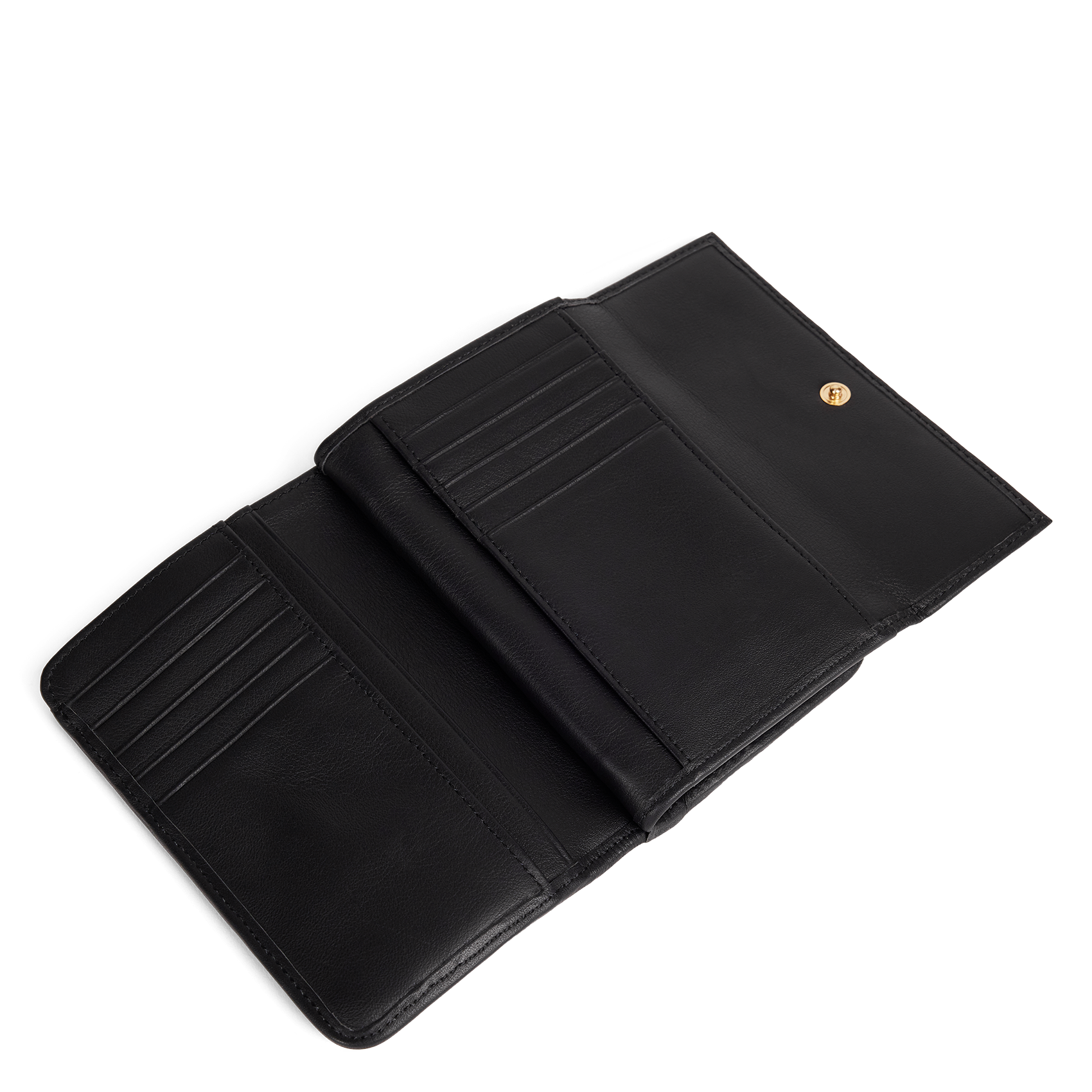 Portefeuille en cuir NAT & NIN Noir