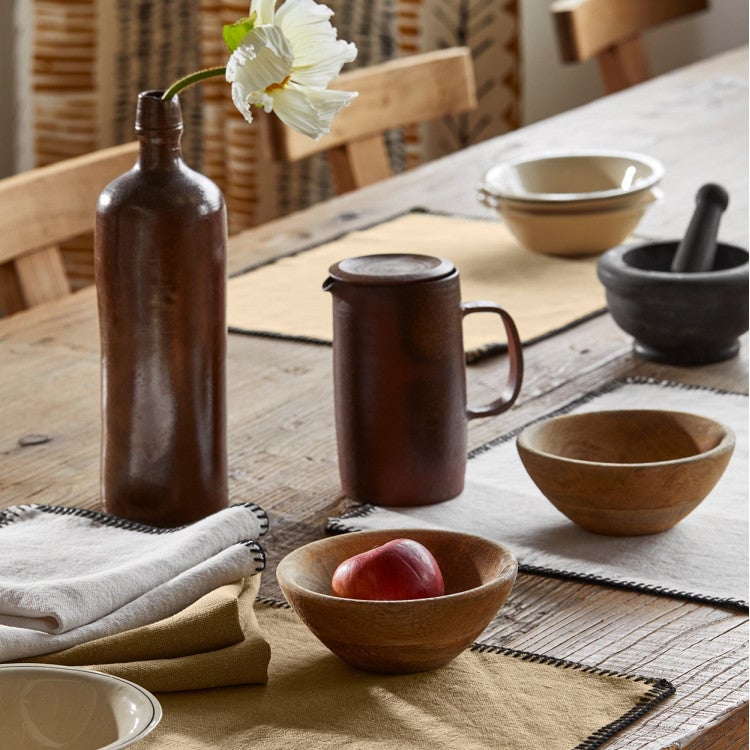 NINO - Linen place mat, 35 x 45 cm MADURA White