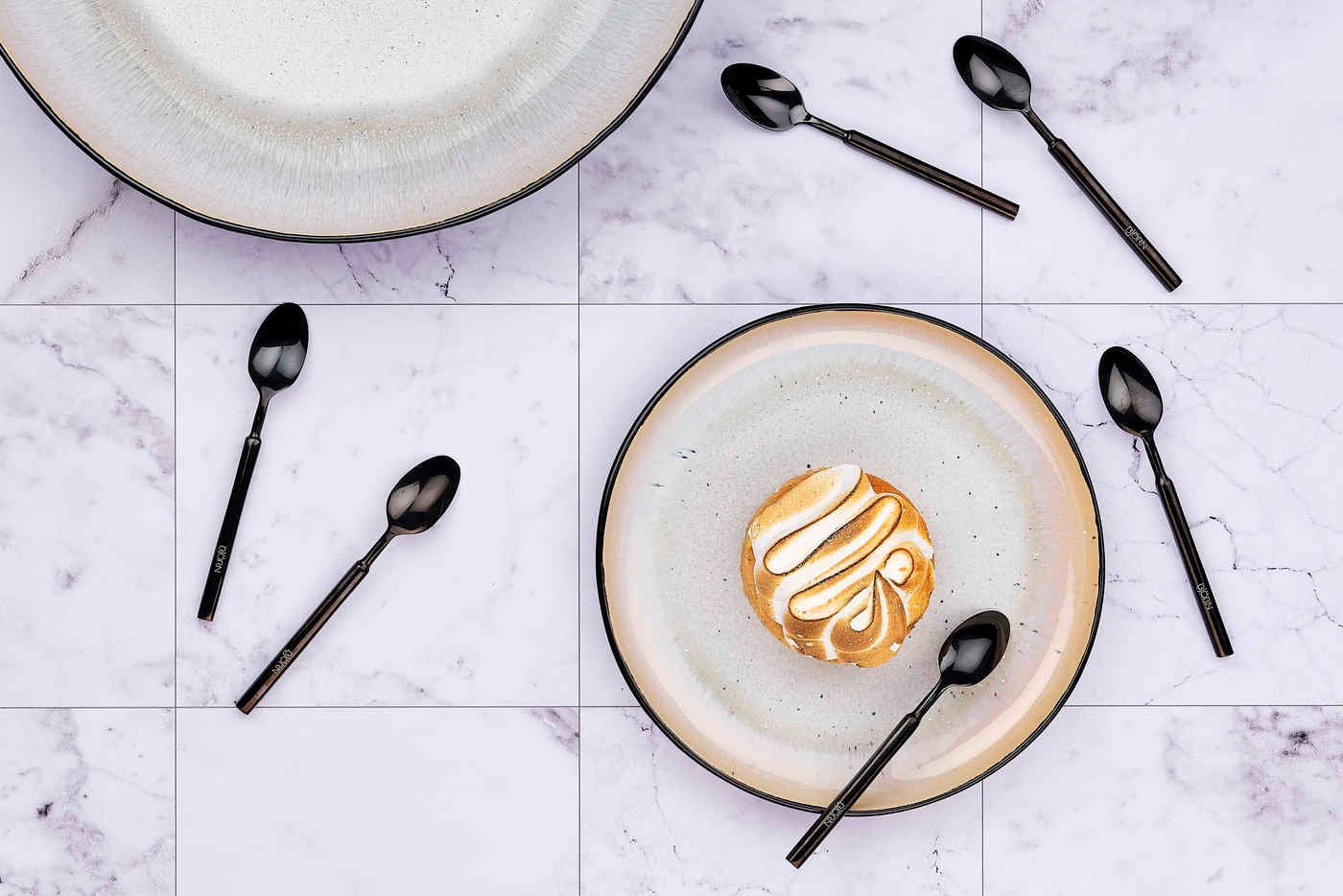 Viggo - black set of 6 teaspoons BJORN Black