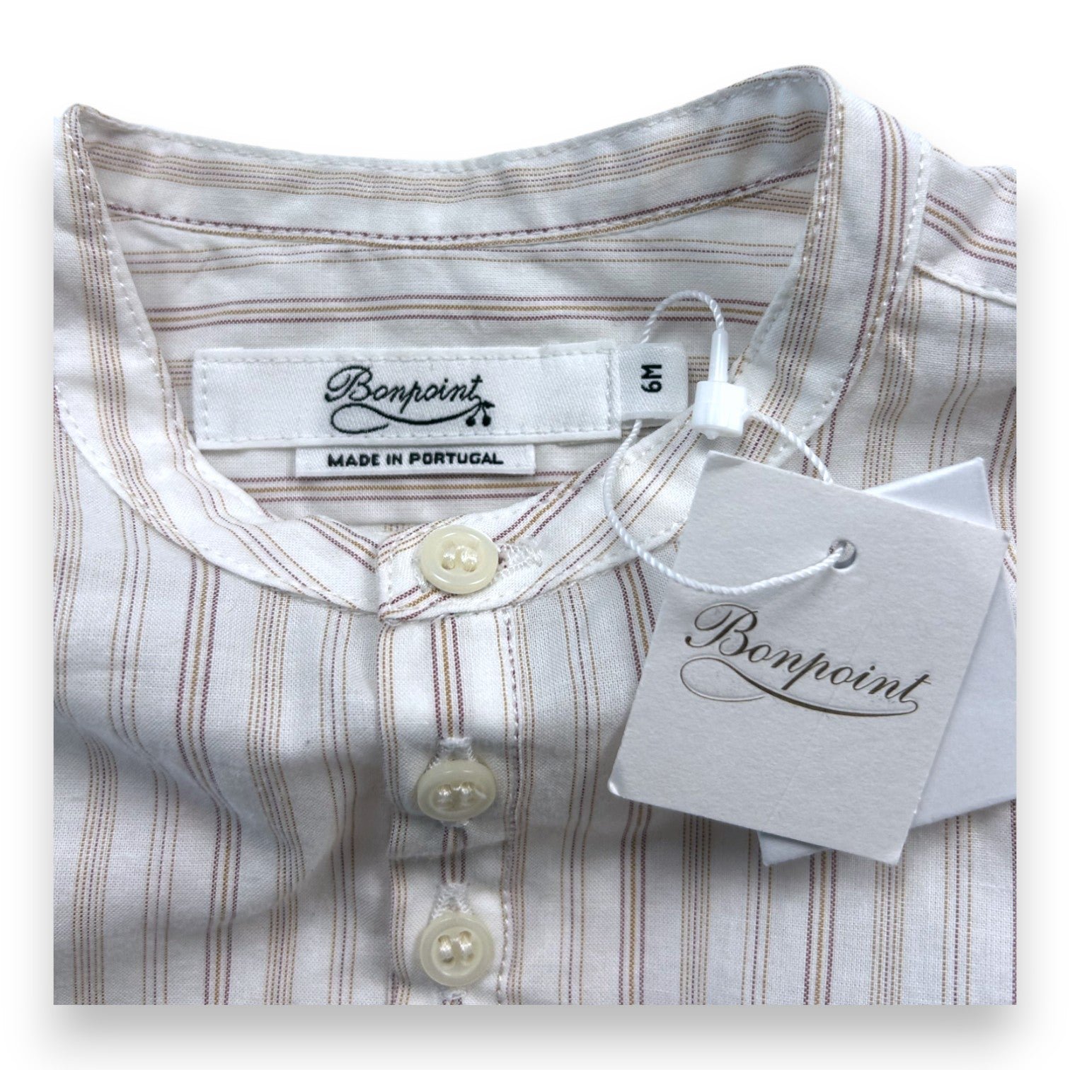 White Baby Shirt - 6 months BONPOINT - Seconde Main White