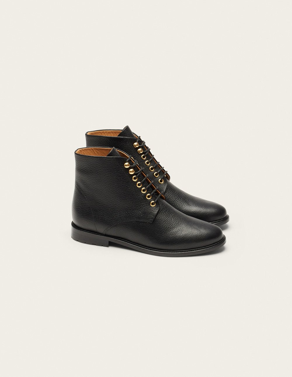 Lace-up ankle boots ODAJE EX. M.MOUSTACHE Black