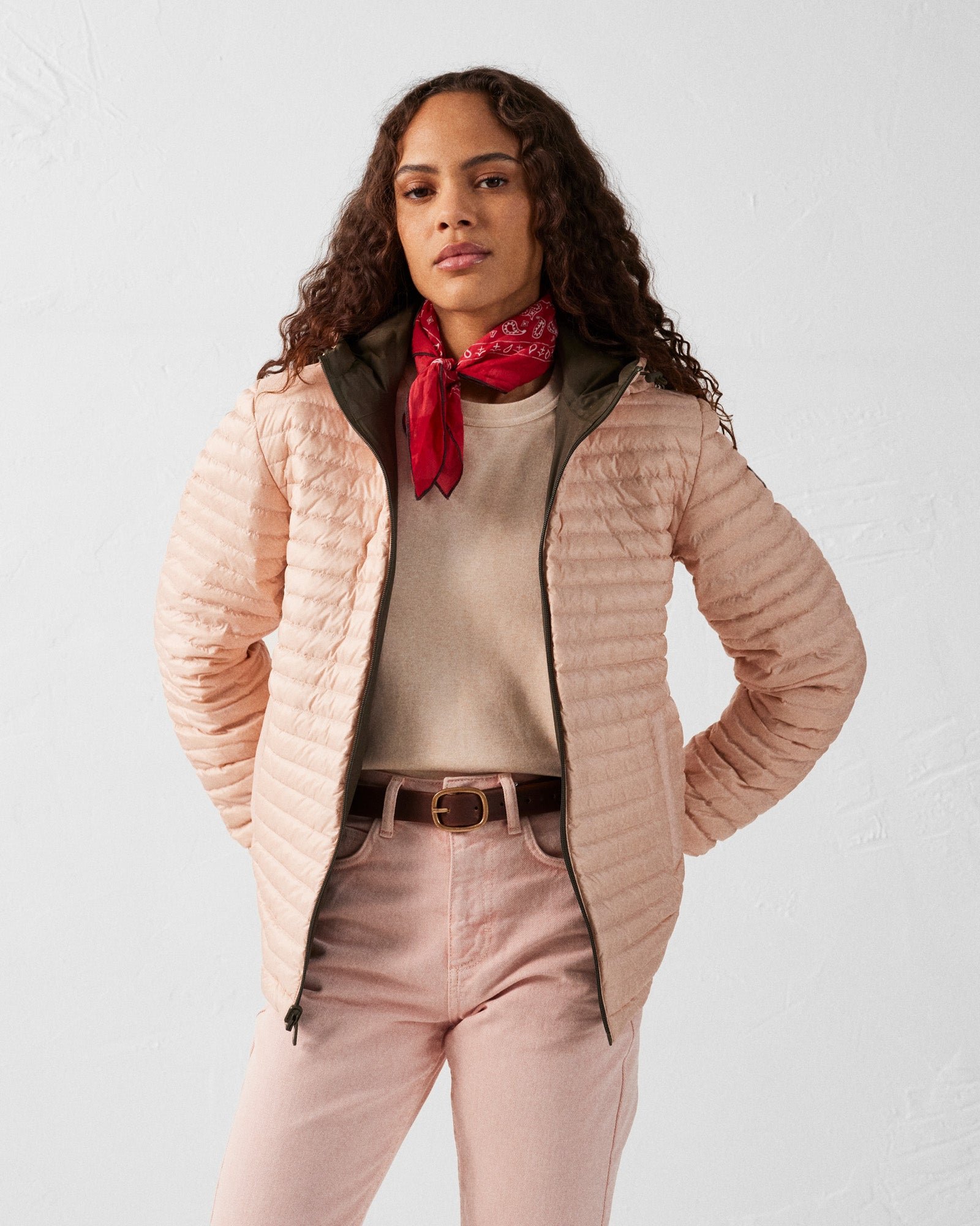 Reversible ultralight hooded down jacket Bangkok 2.0 JOTT Green