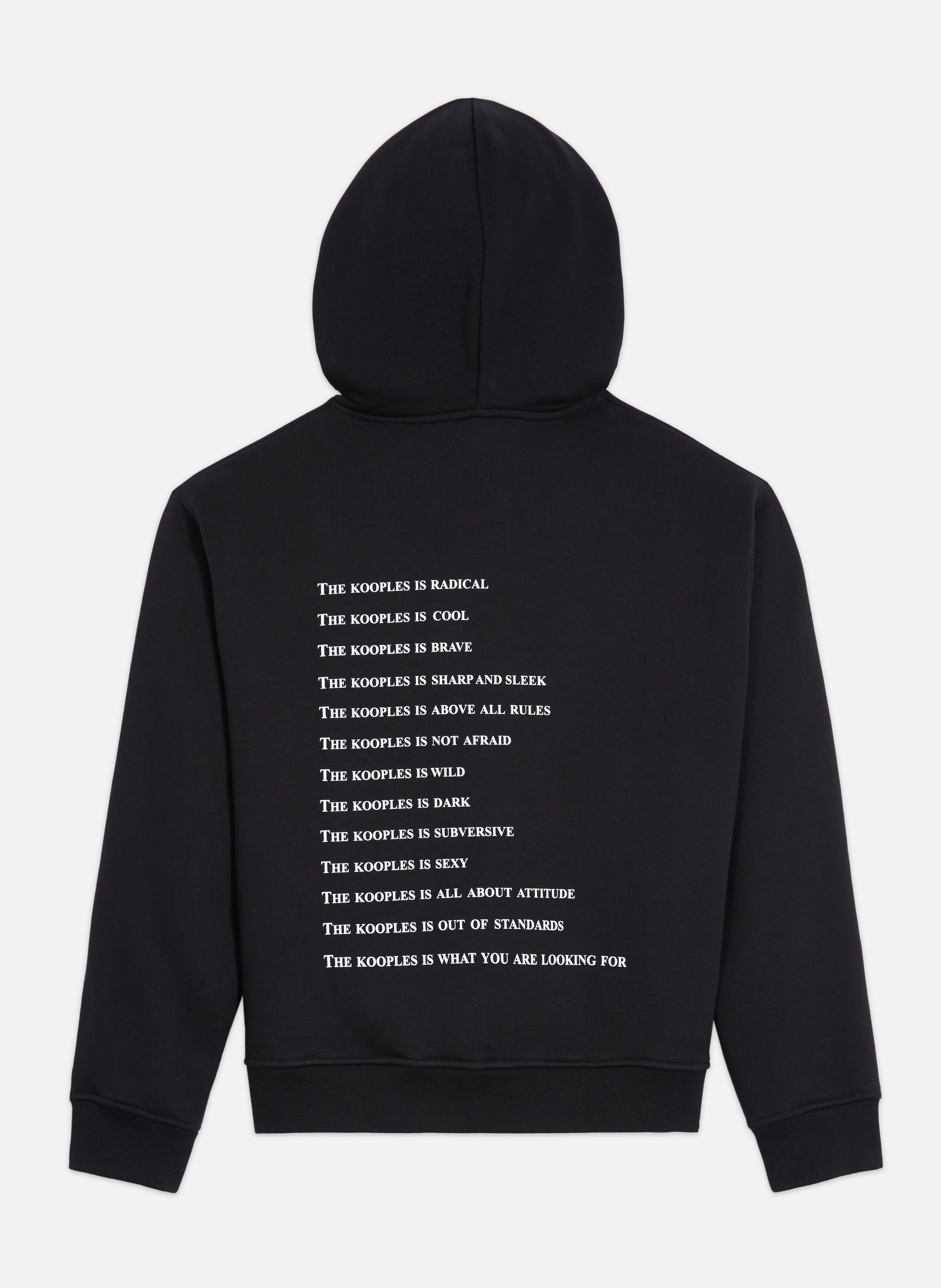 Hooded cotton sweatshirt THE KOOPLES Black