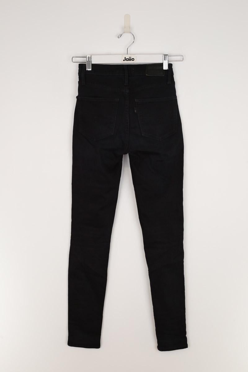 Cotton skinny jeans LEVI'S - Seconde main Black