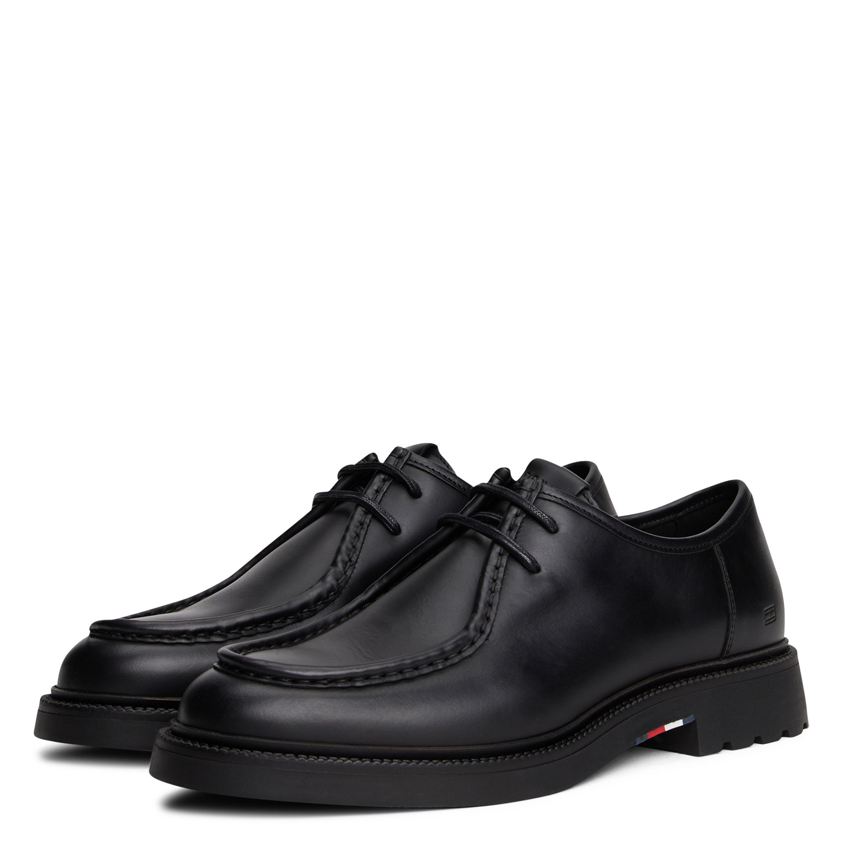 Mocassins en cuir TOMMY HILFIGER Noir