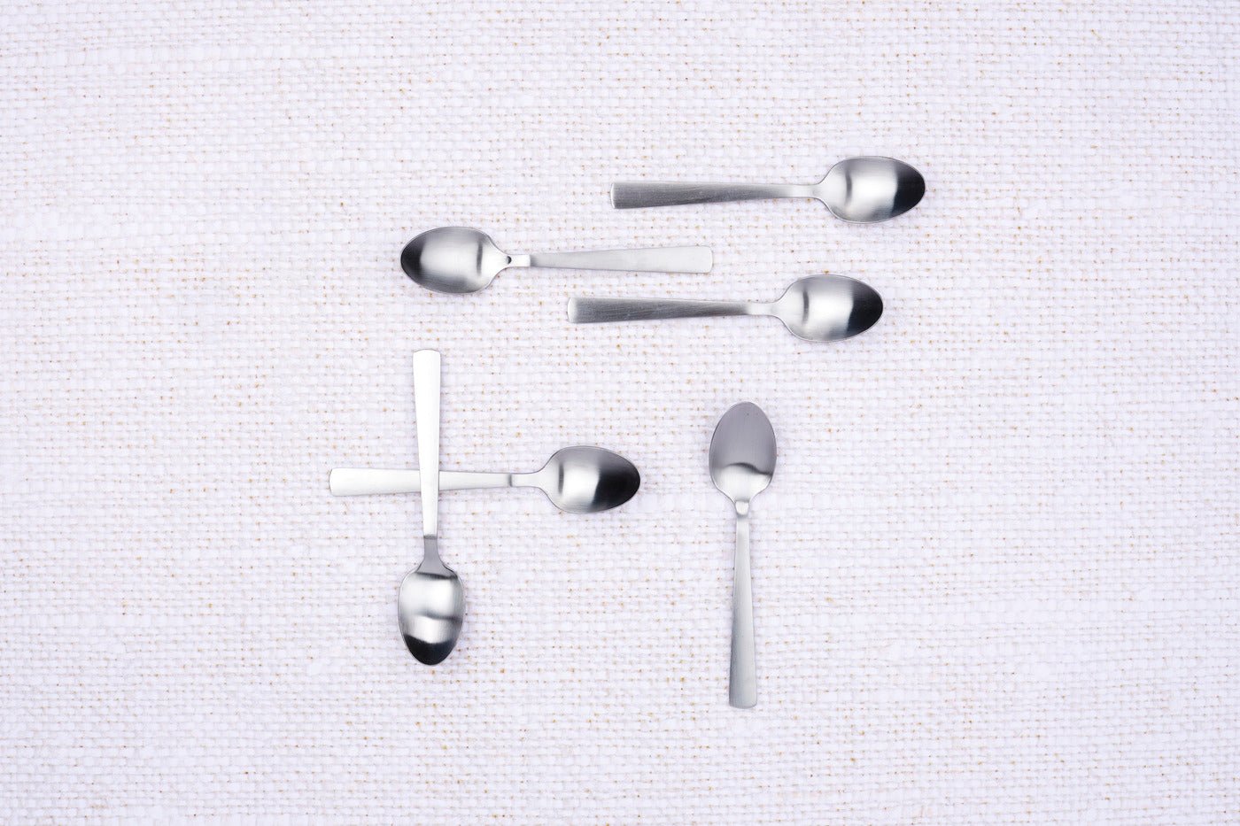 Set of 6 Telmo teaspoons - silver BJORN Silver