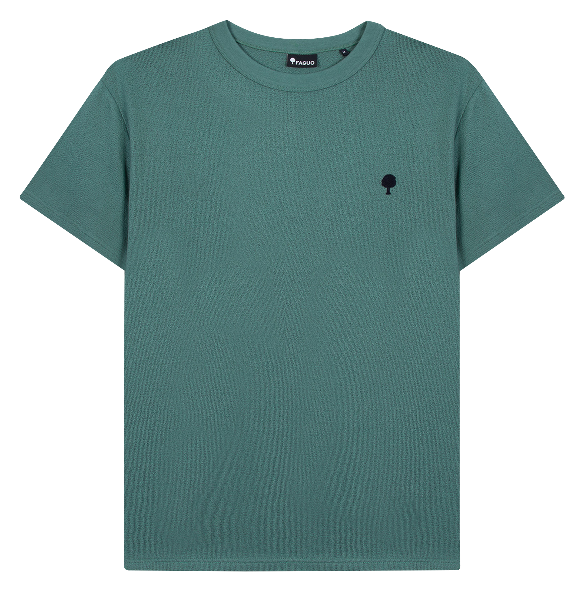 T-Shirt mit kurzen Ärmeln und Logo FAGUO Grun