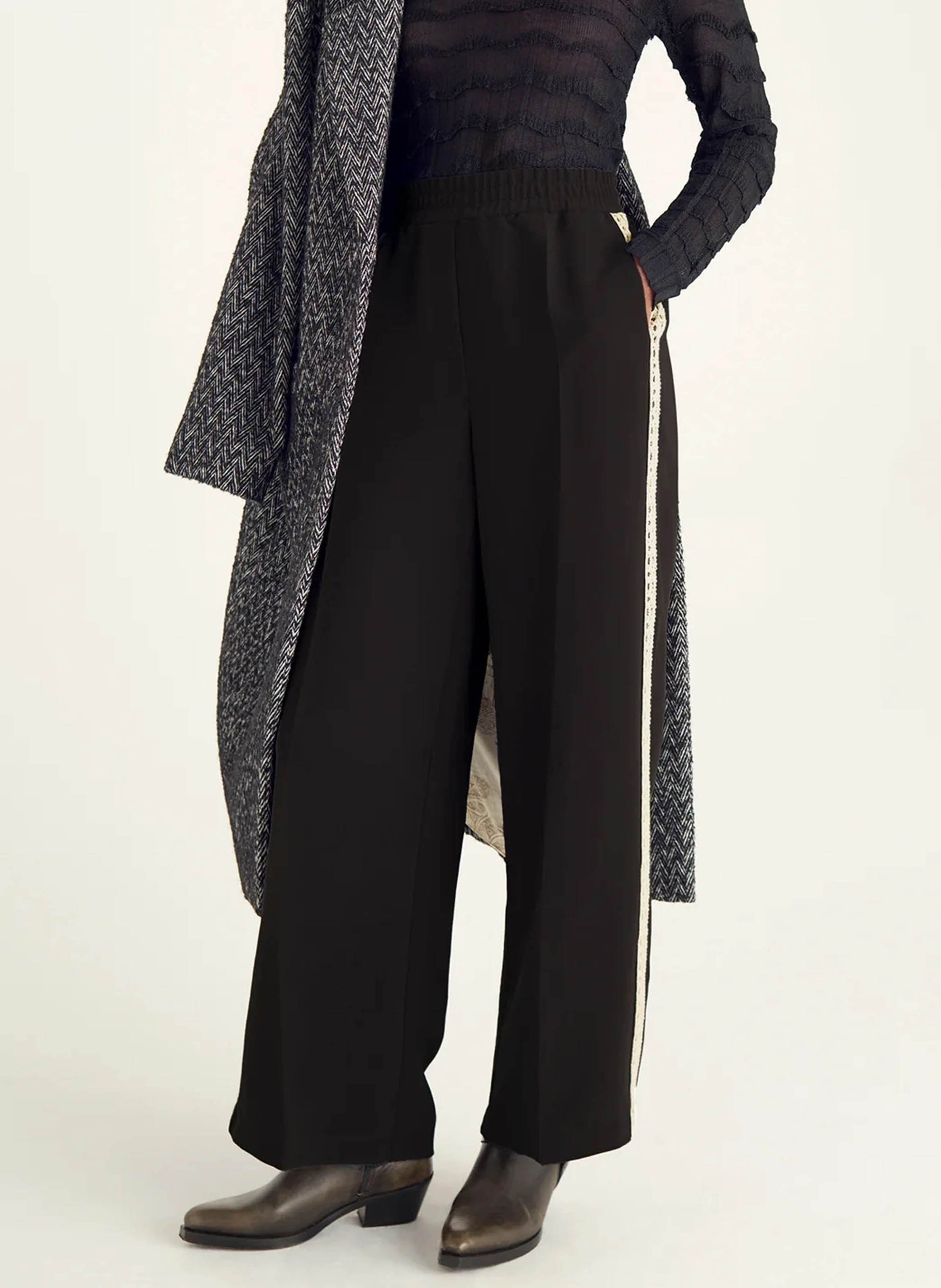 Wide trousers COTELAC Black