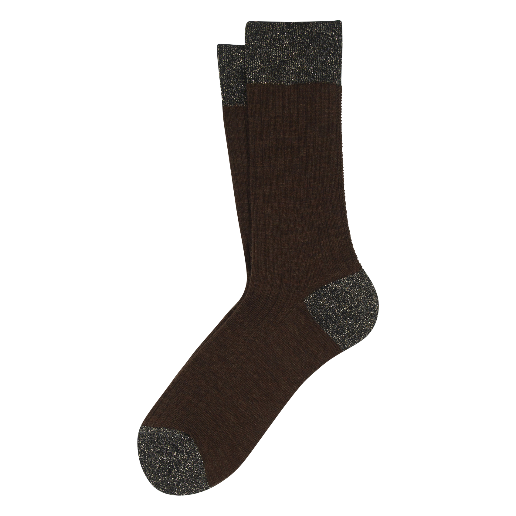 Chaussettes en laine mélangée ANT45 Marron