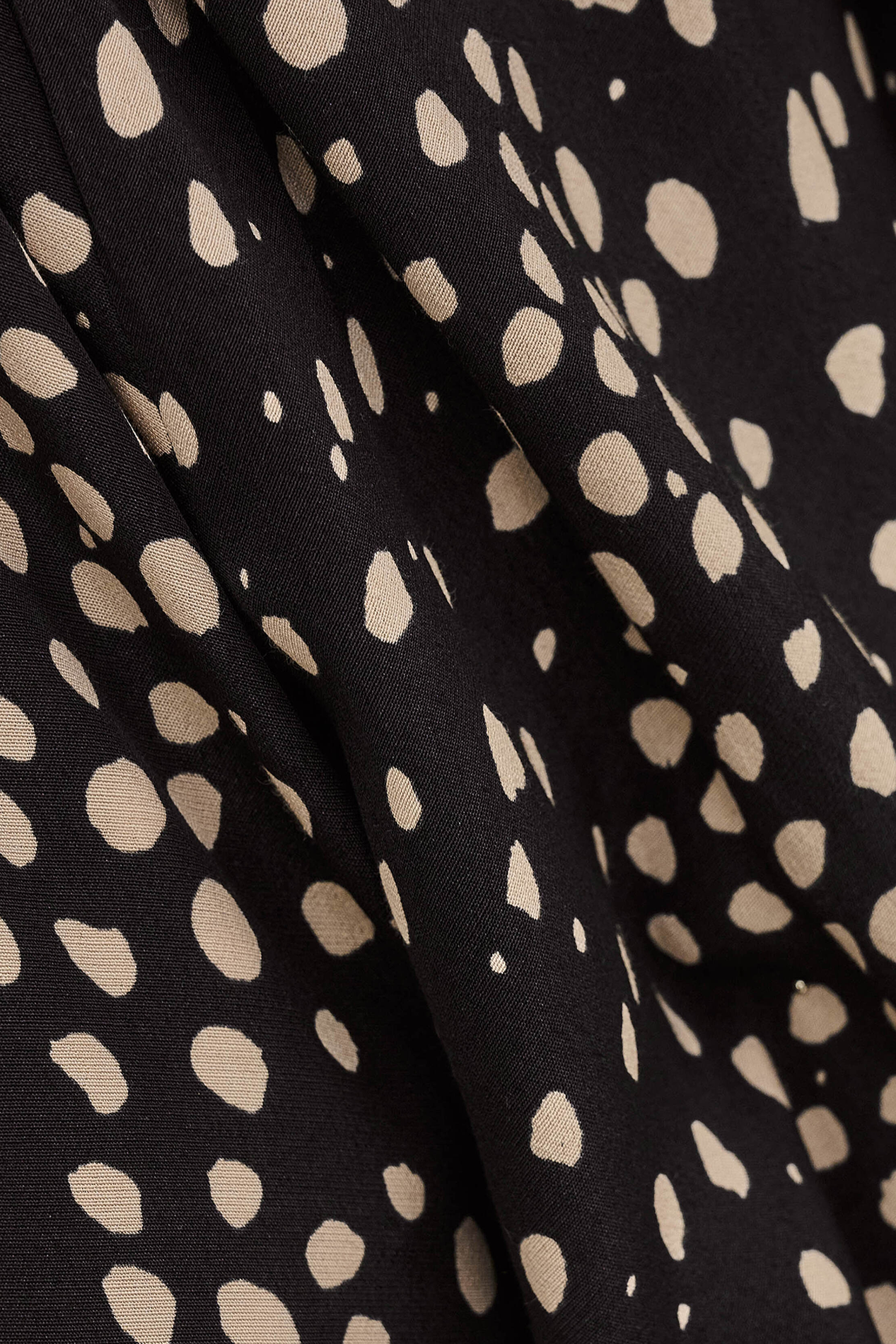 Top col montant à pois BA&SH Bleu