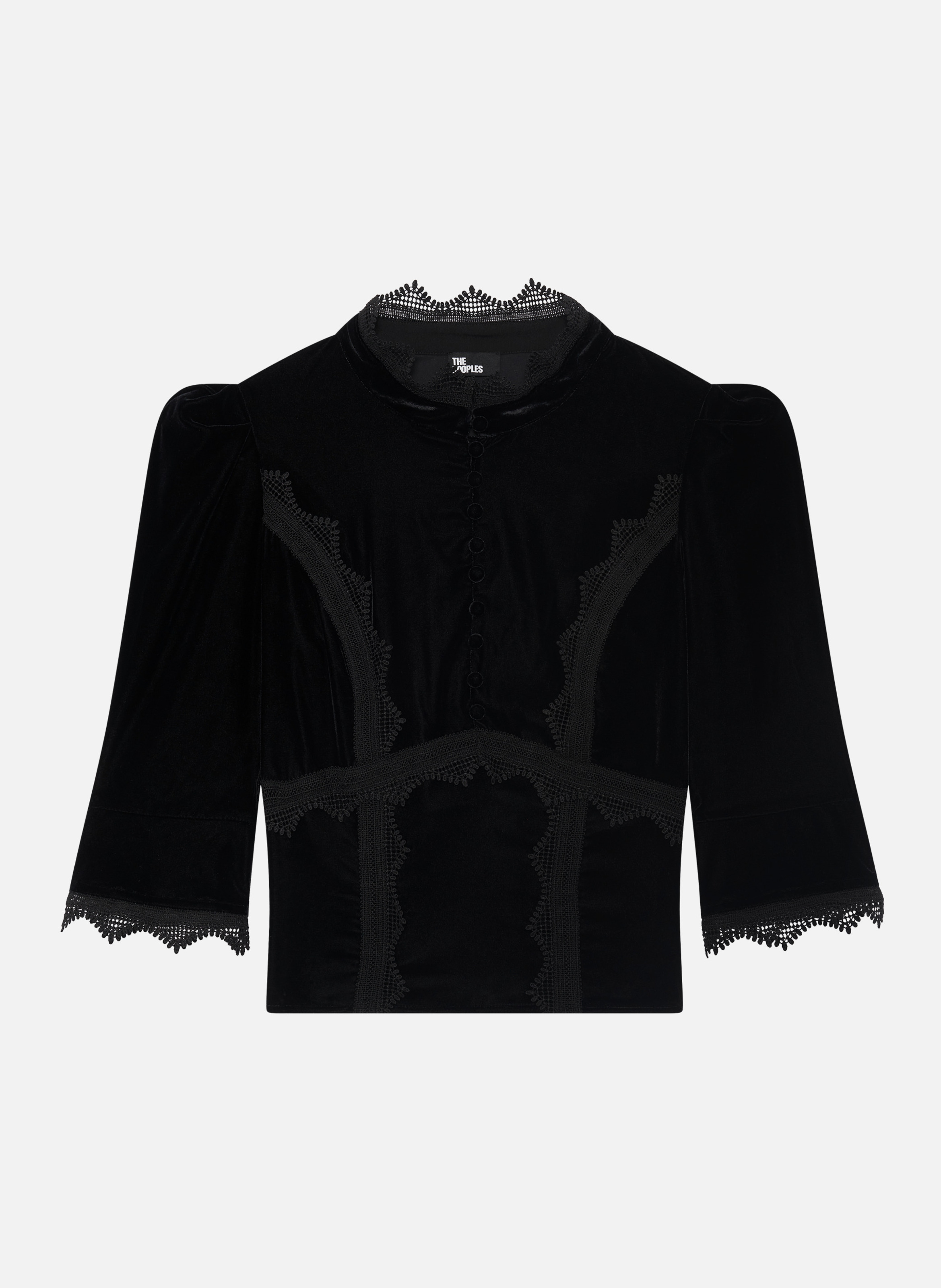 Velvet top THE KOOPLES Black