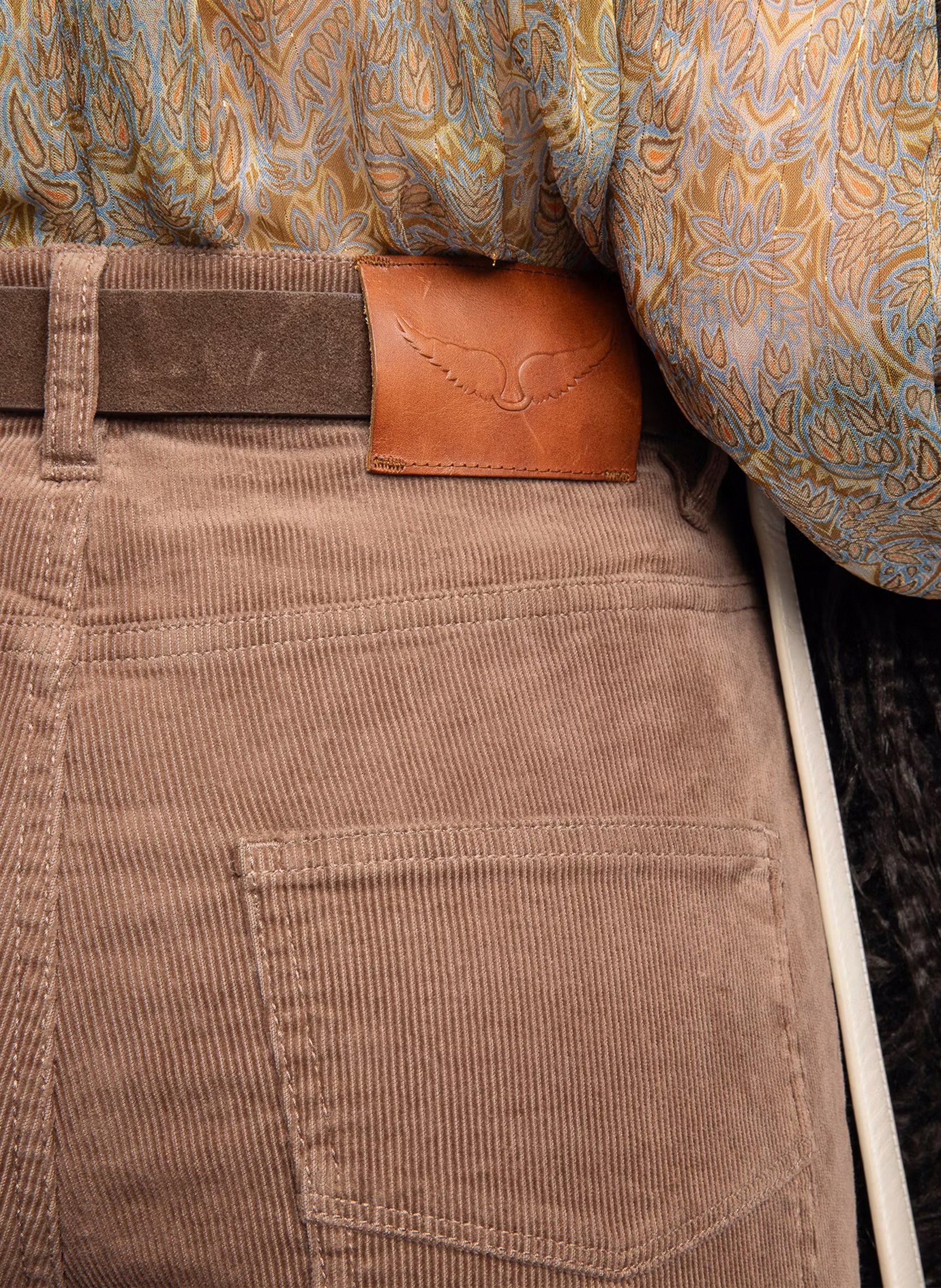 Pantaloni chino in misto cotone ZADIG&VOLTAIRE Marrone