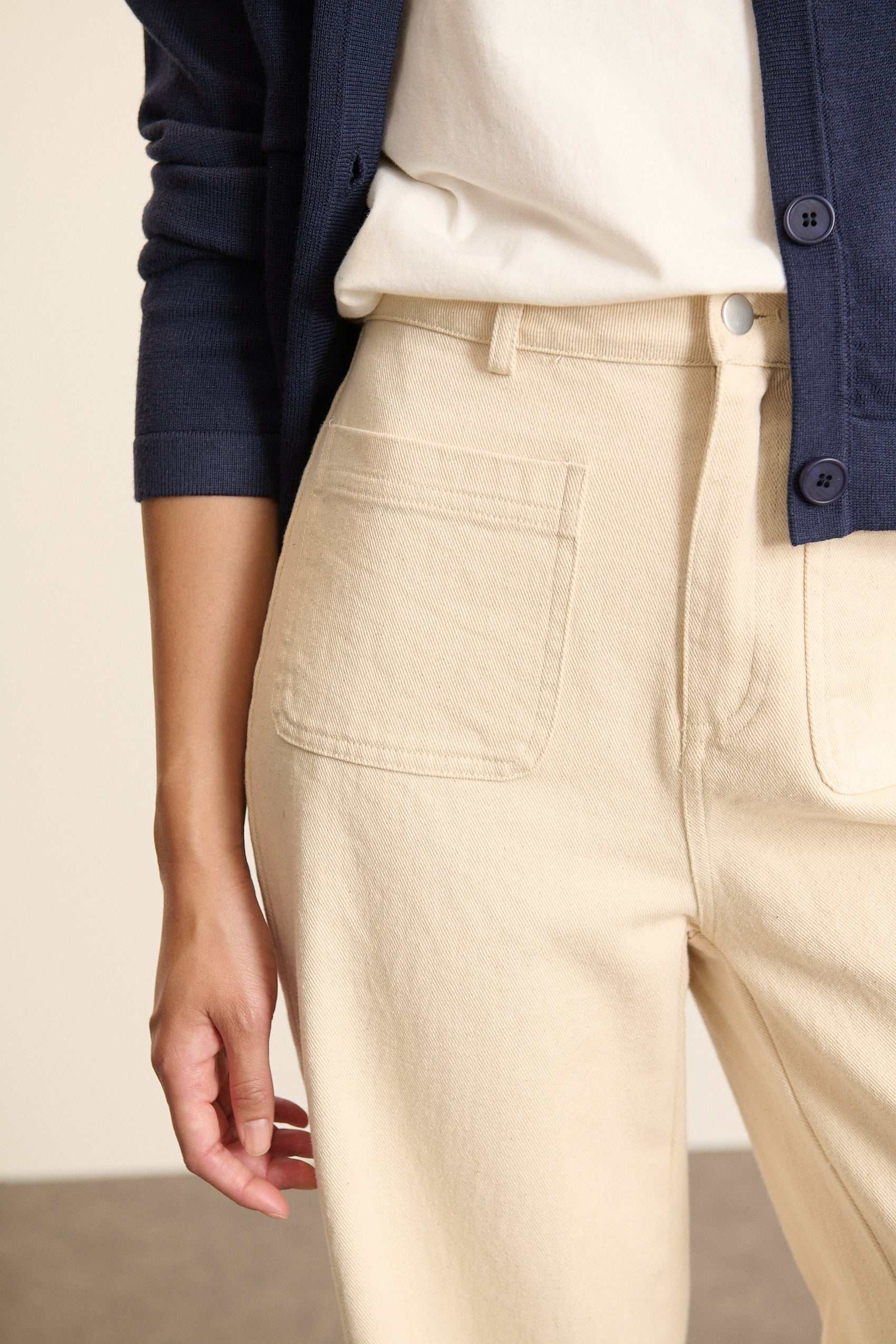 High-rise jeans GARANCE PARIS White