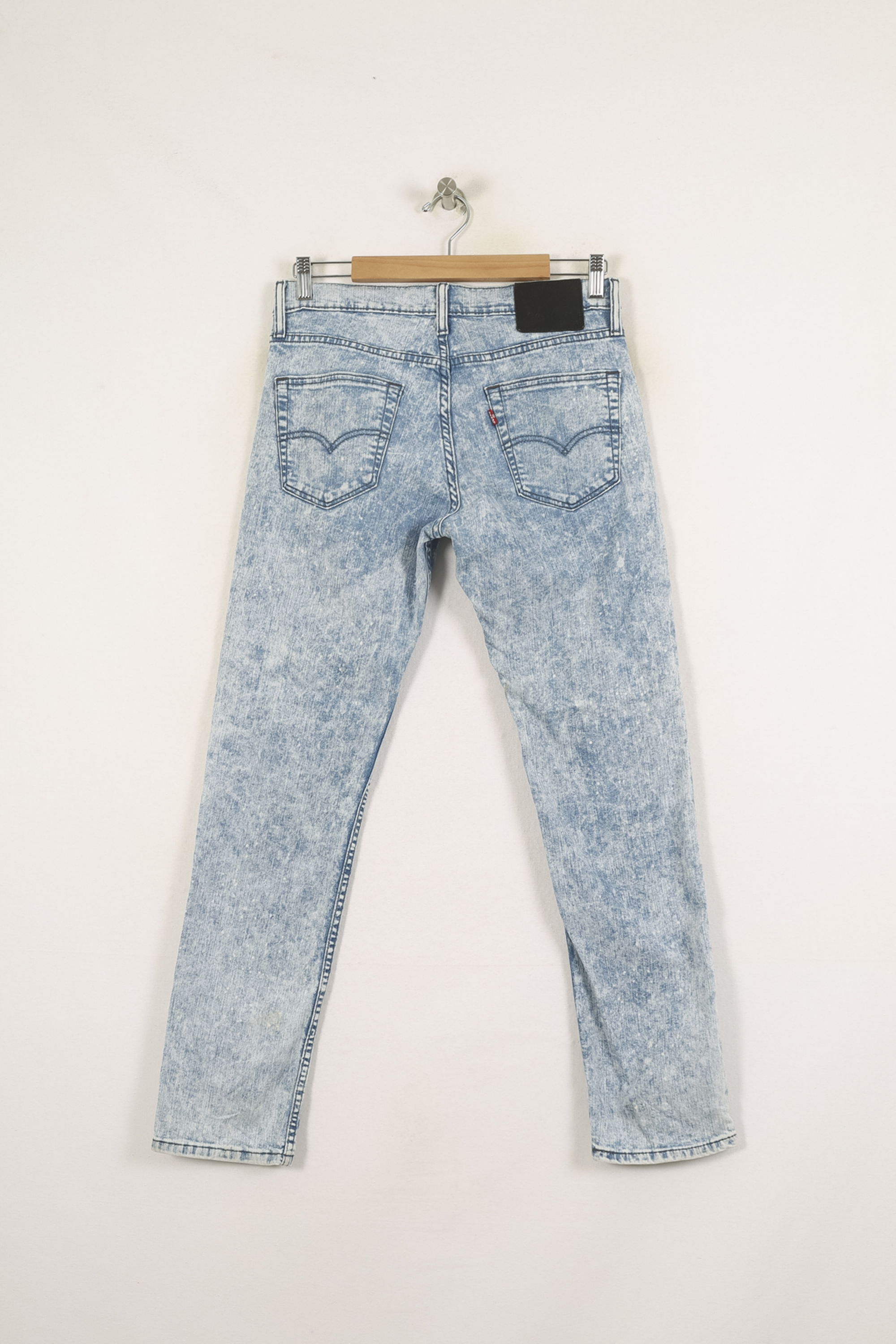 Cropped slim jeans with studs LEVI'S - Seconde main Blue