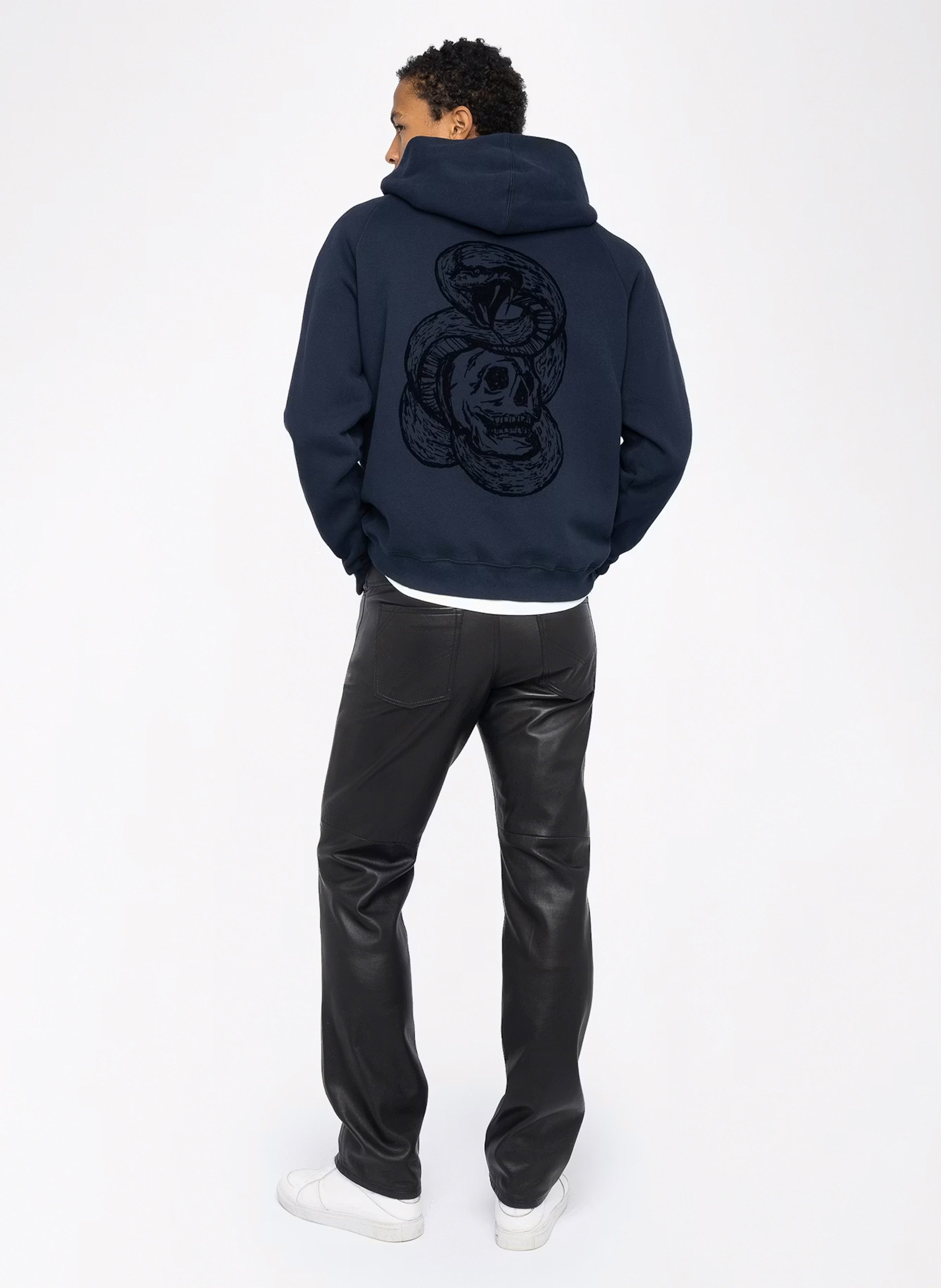 Round-neck cotton-blend sweatshirt ZADIG&VOLTAIRE Blue