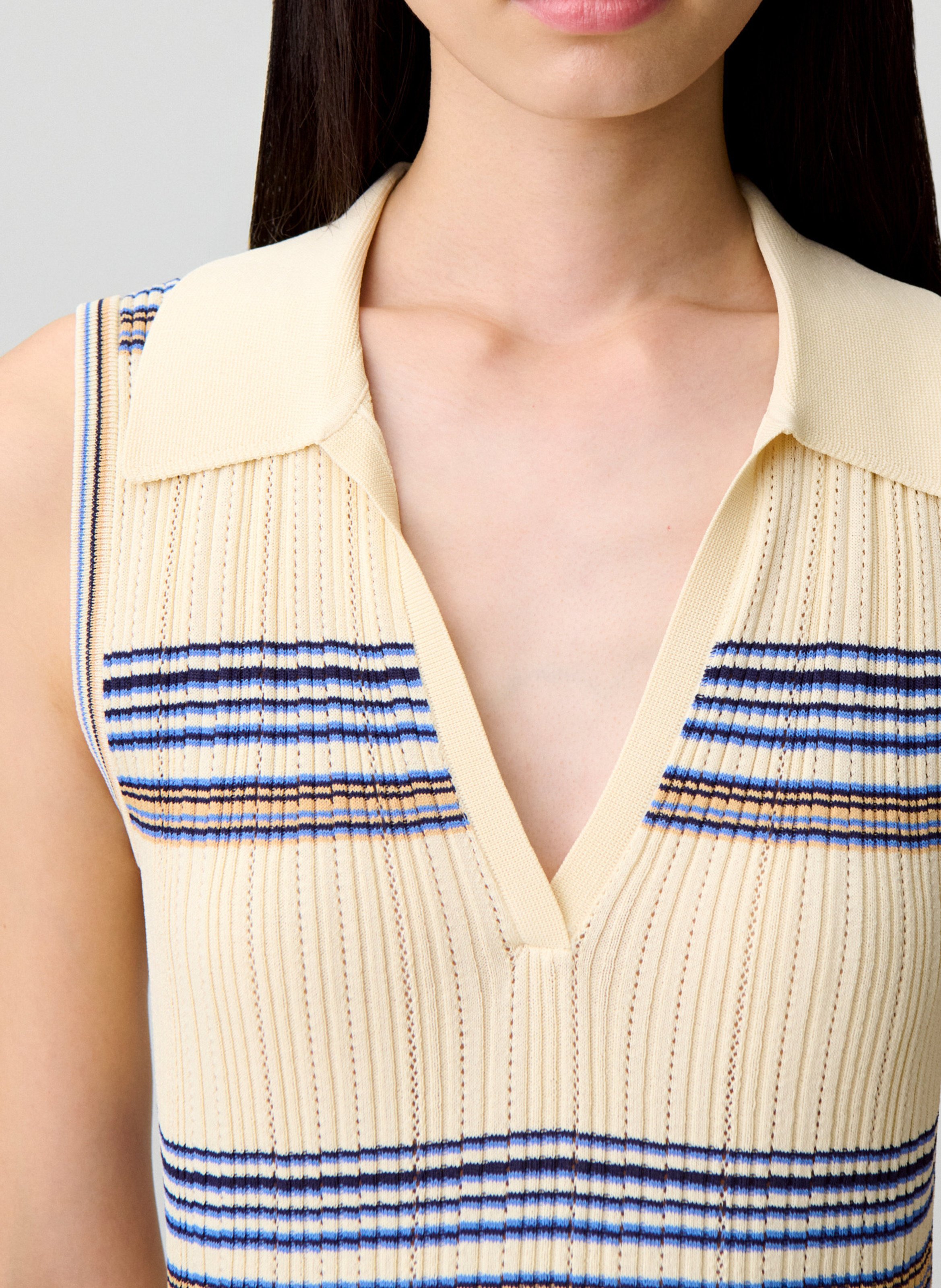 V-neck knit bodysuit CLAUDIE PIERLOT Multicolored