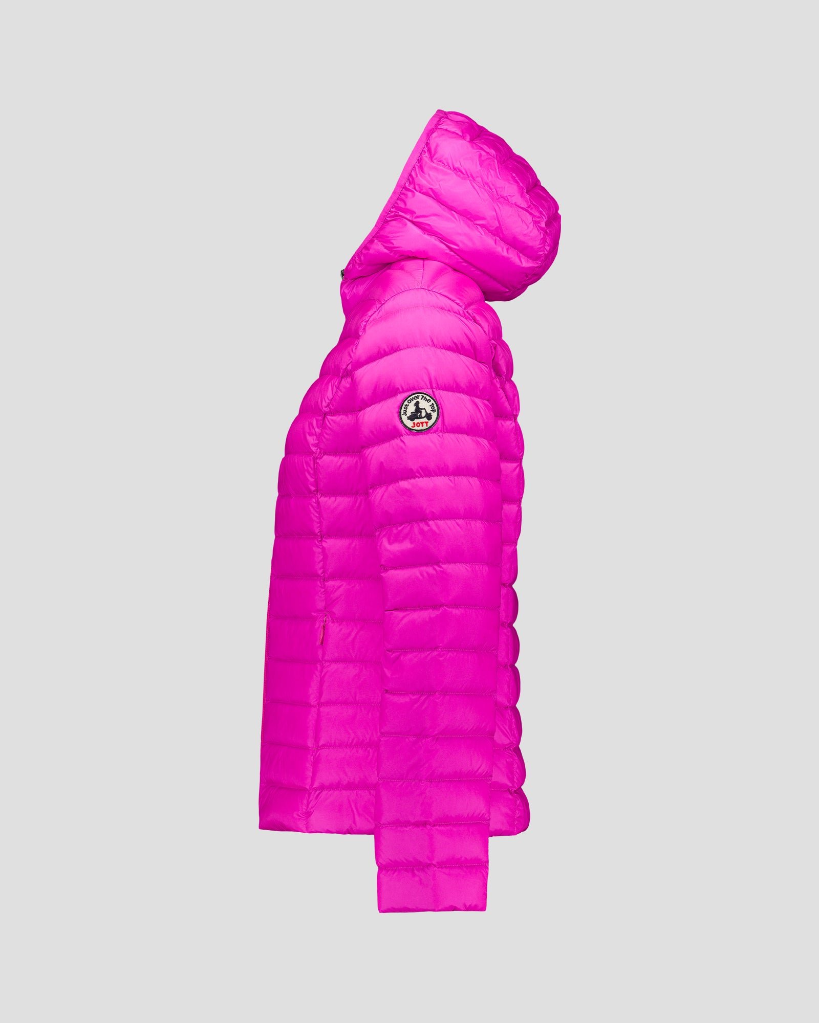 Lightweight hooded puffer jacket Cloe JOTT Pink